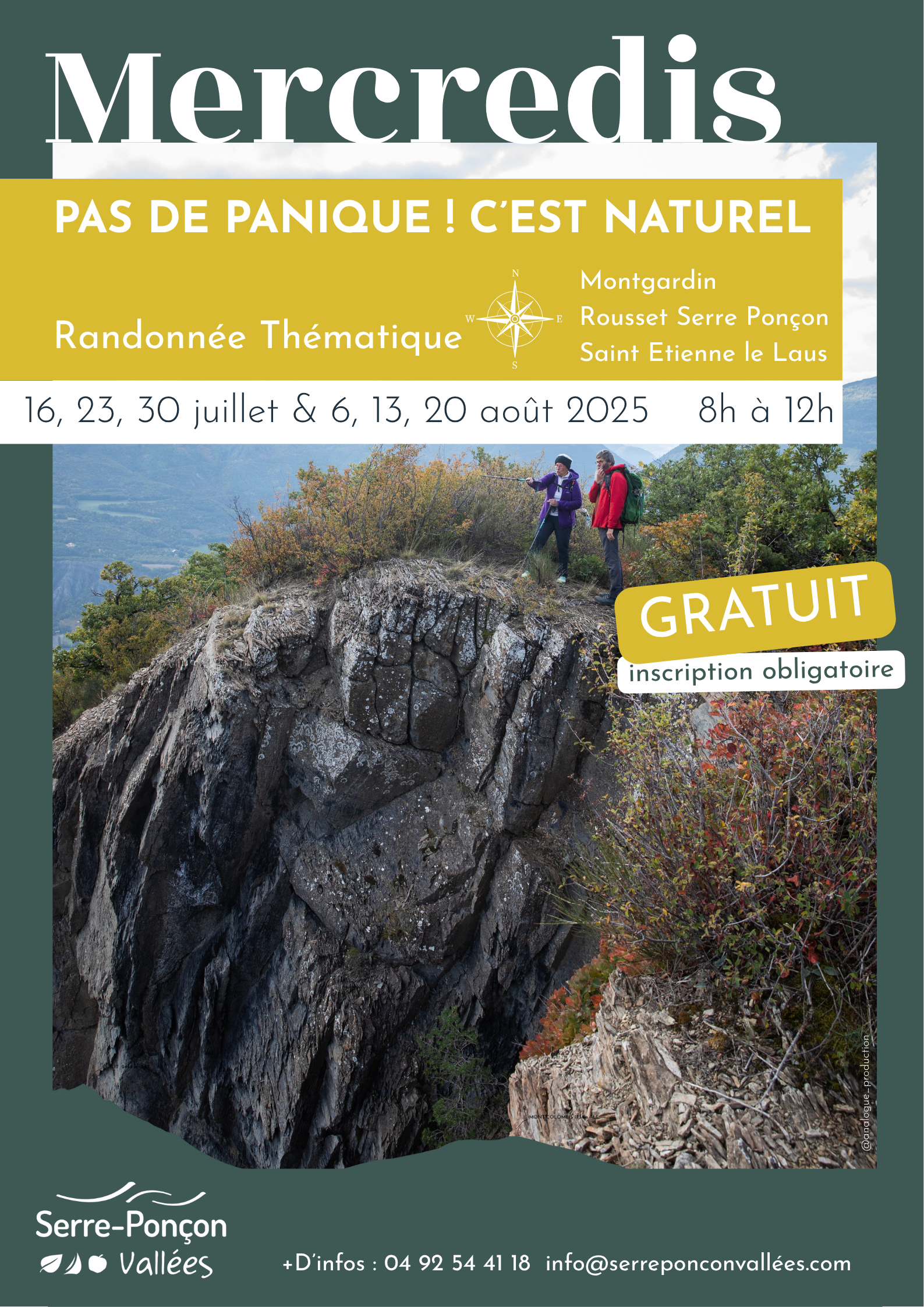 Rando Pas de panique ! C'est naturel. (Montgardin.)