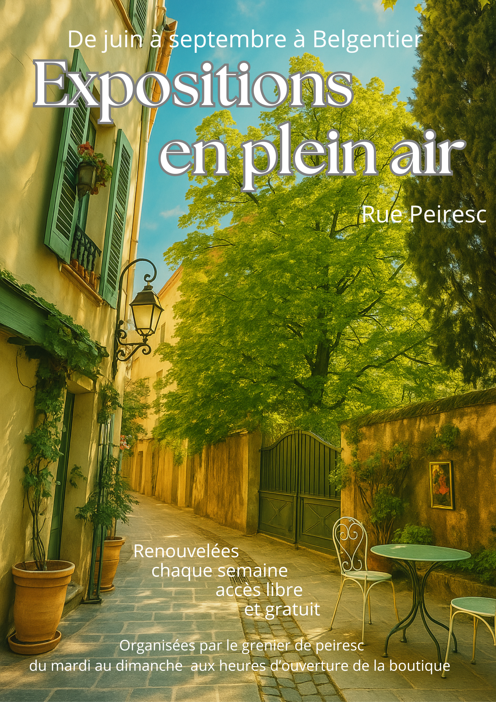 Expositions en plein air
