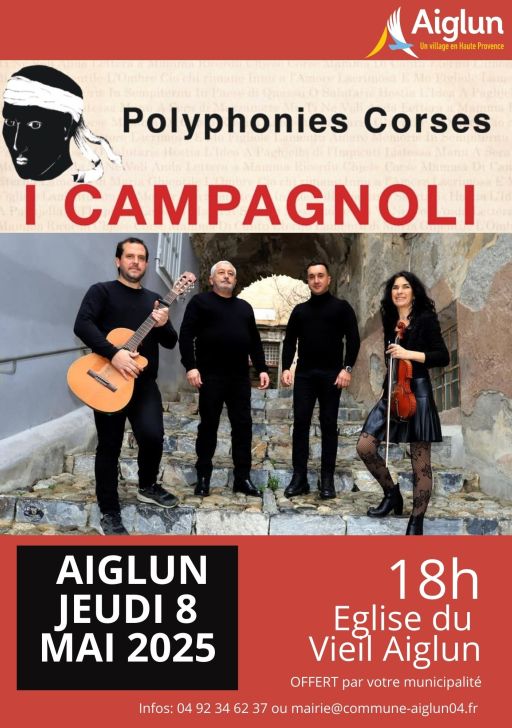 Concert I CAMPAGNOLI, Polyphonies Corses