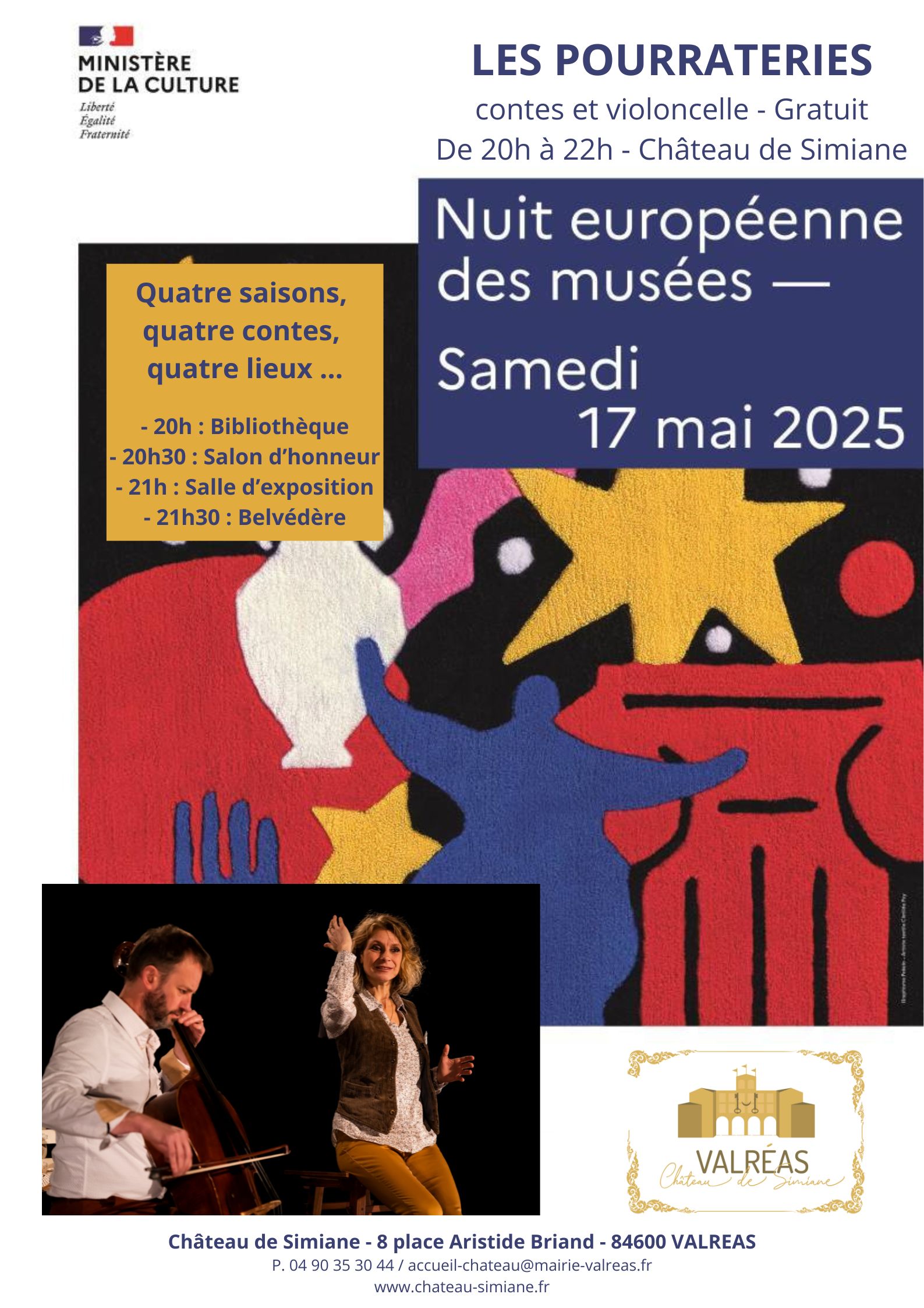 Les Pourrateries, contes et violoncelle