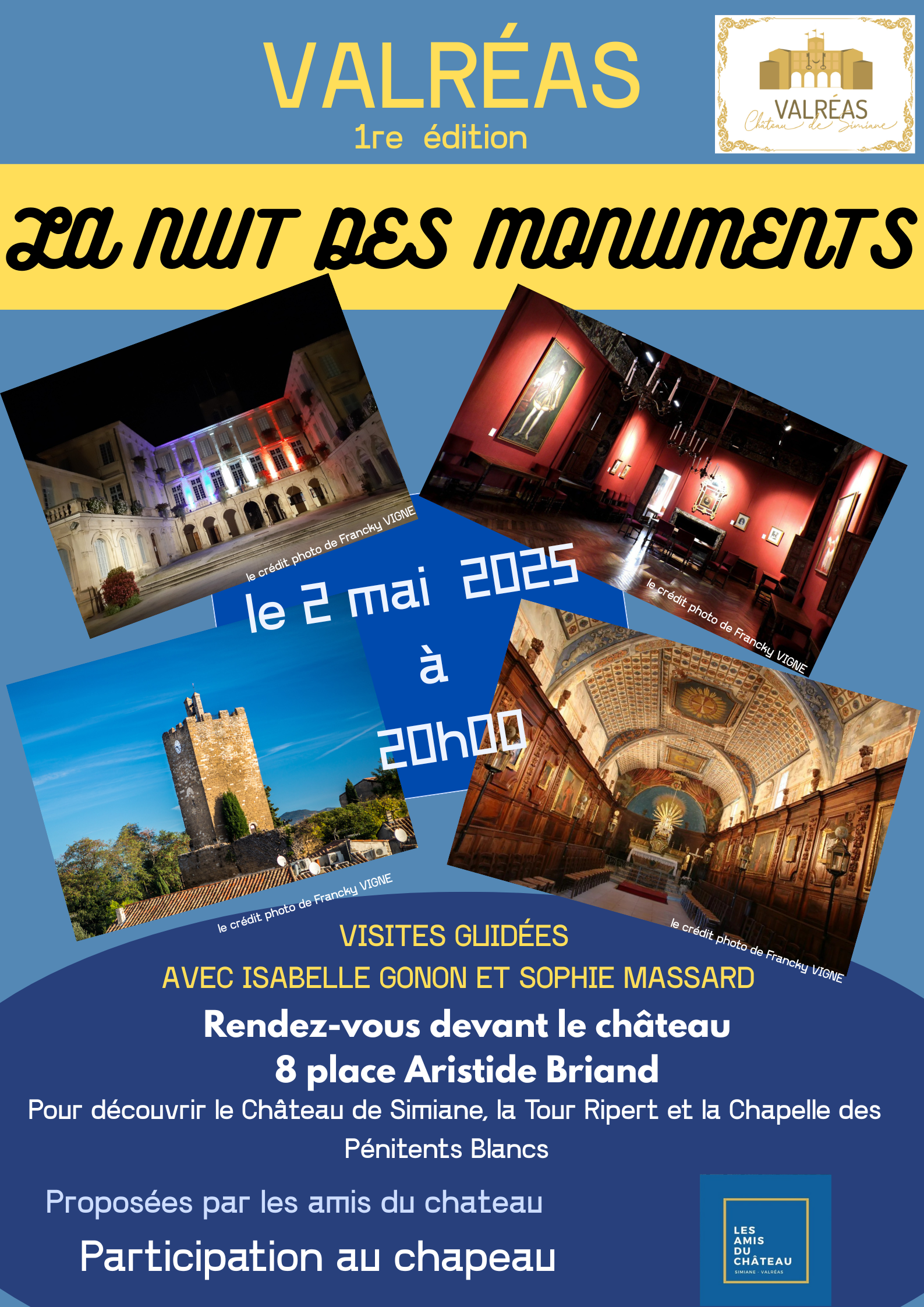 Les Amis du Chteau participent  la Nuit des Monuments !