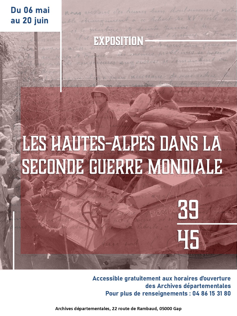 Exposition Les Hautes-Alpes dans la Seconde Guerre mondiale