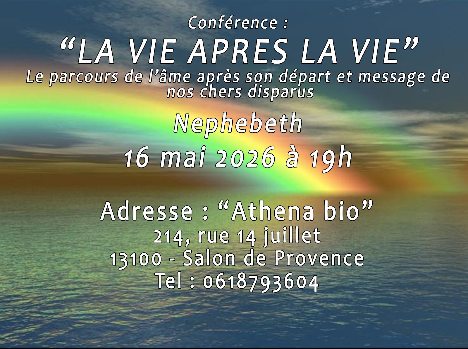 Conf�rence: La vie apr�s la vie