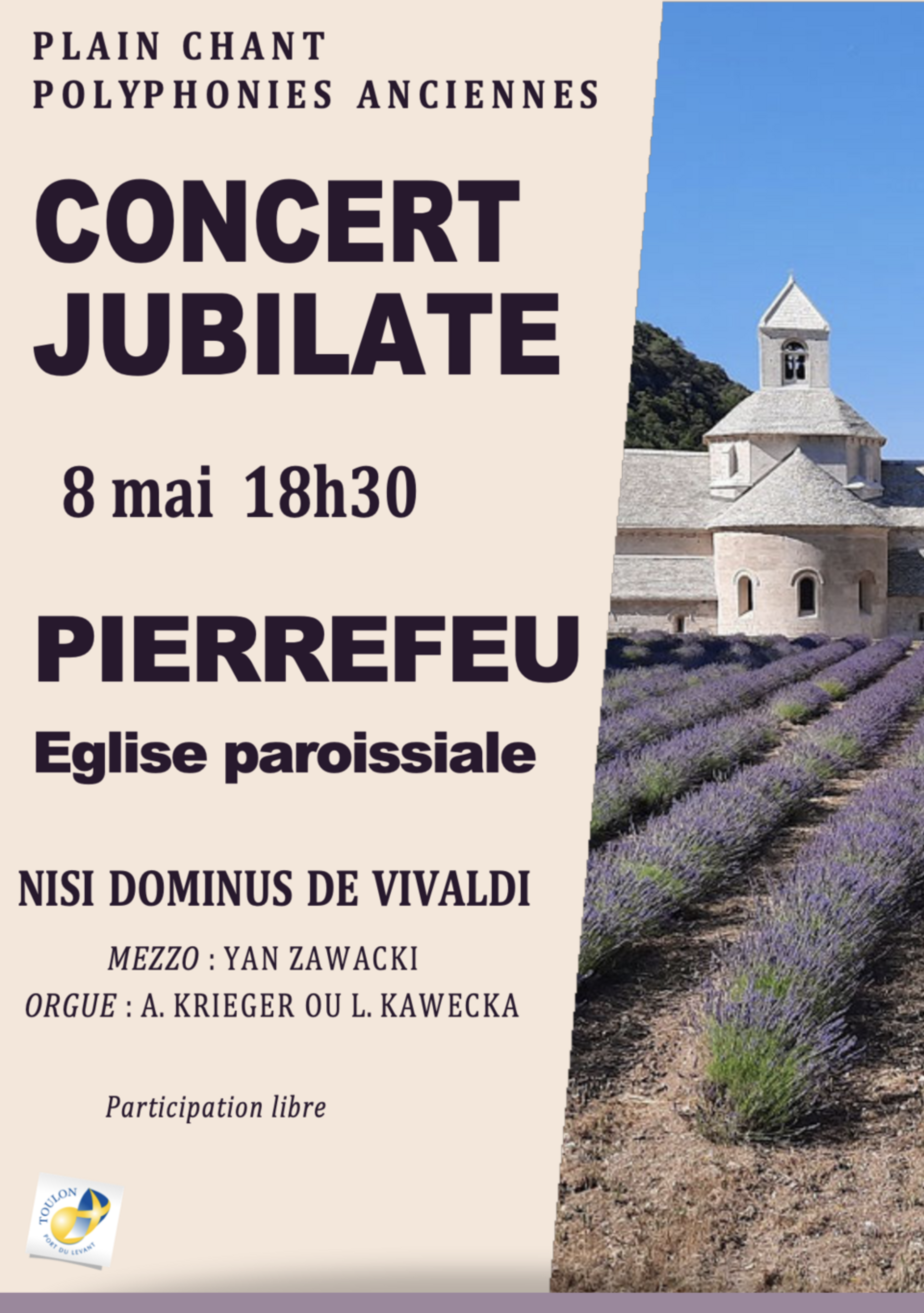Concert Jubilate : Nisi Dominus de Vivaldi
