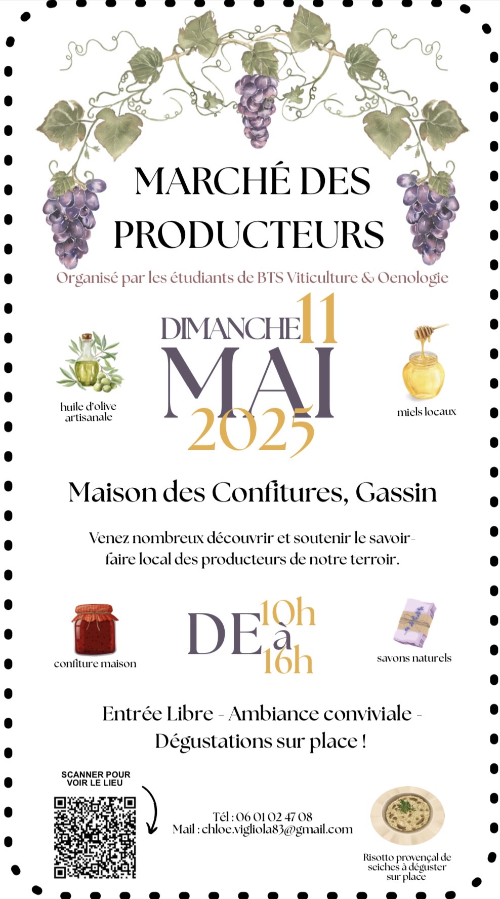 March des producteurs  la Maison des Confitures