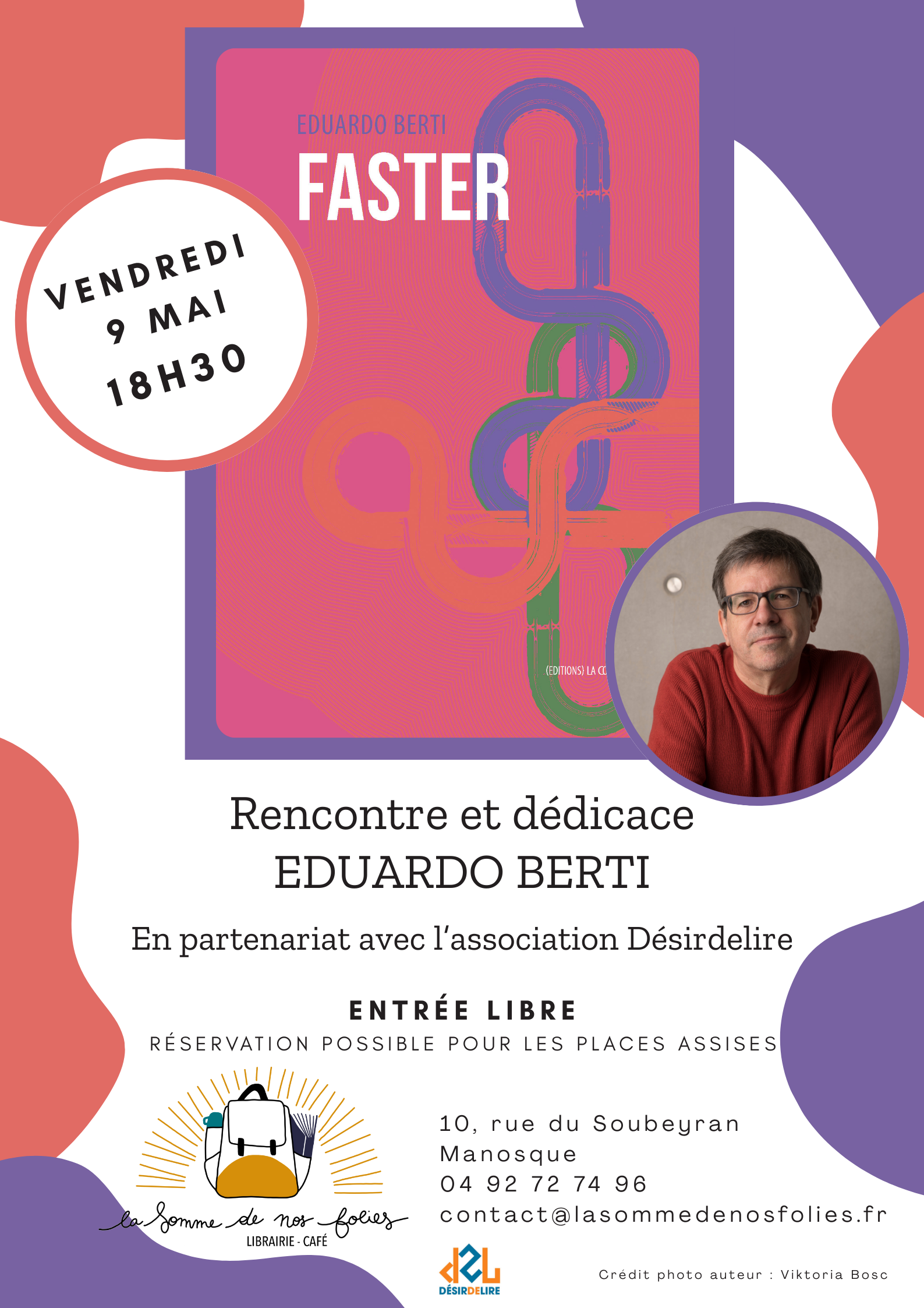 Rencontre et ddicace avec Eduardo Berti