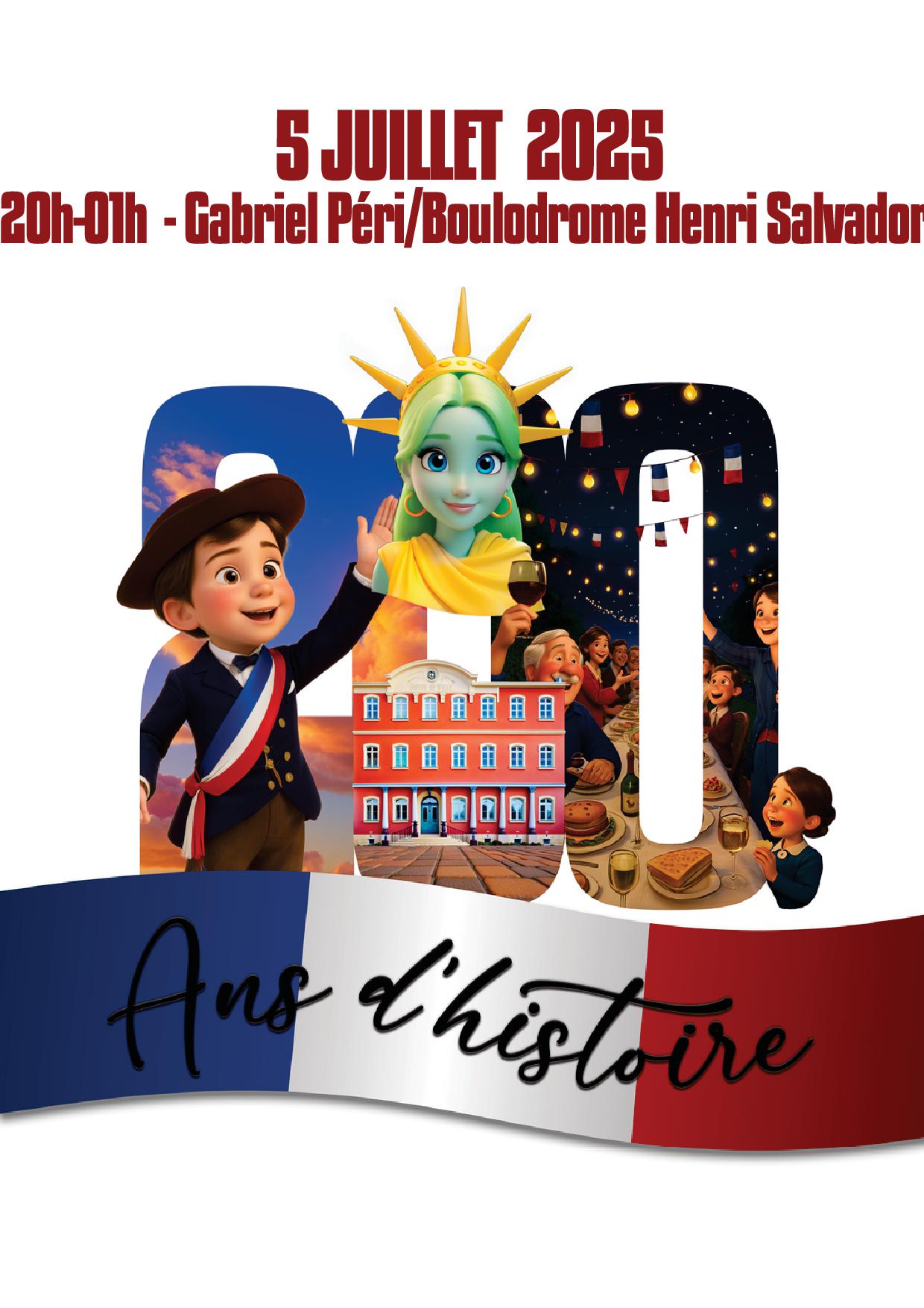 Repas festif  l'esprit guinguette