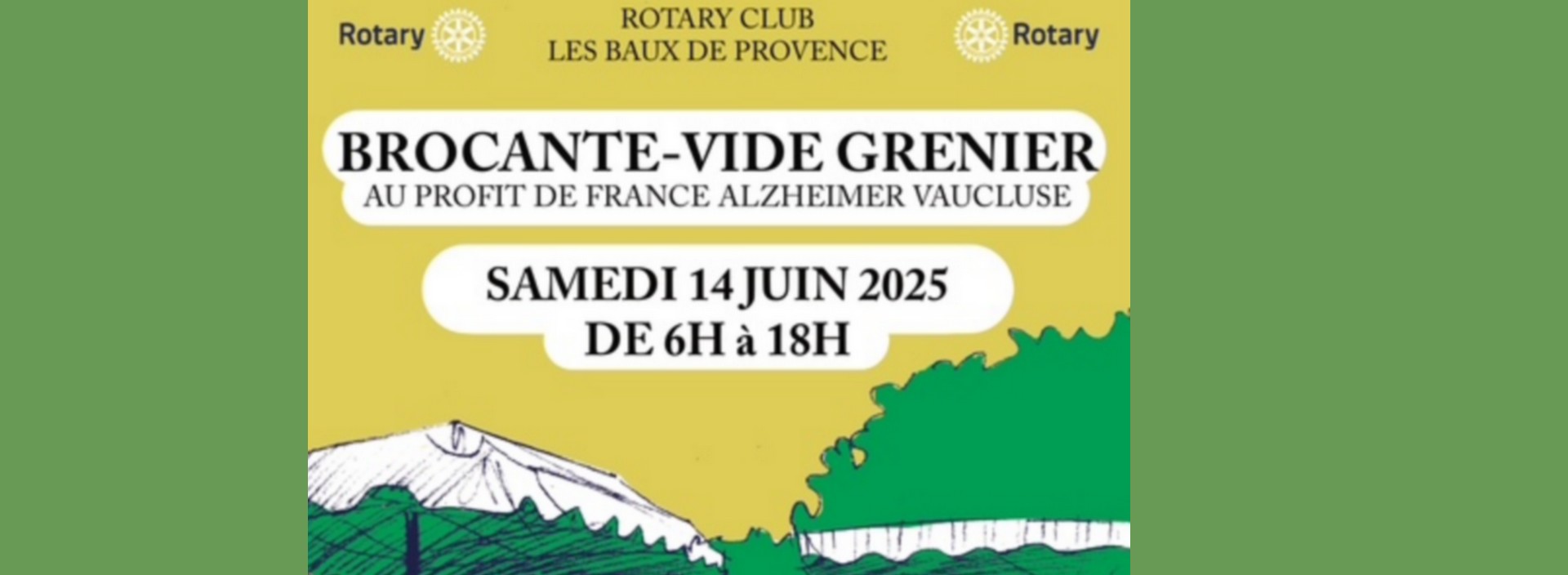 Brocante Vide Grenier Rotary Club des Baux  Saint-tienne du Grs