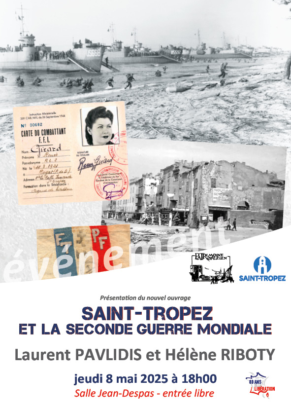 Prsentation du livre sur Saint-Tropez et la Seconde Guerre mondiale