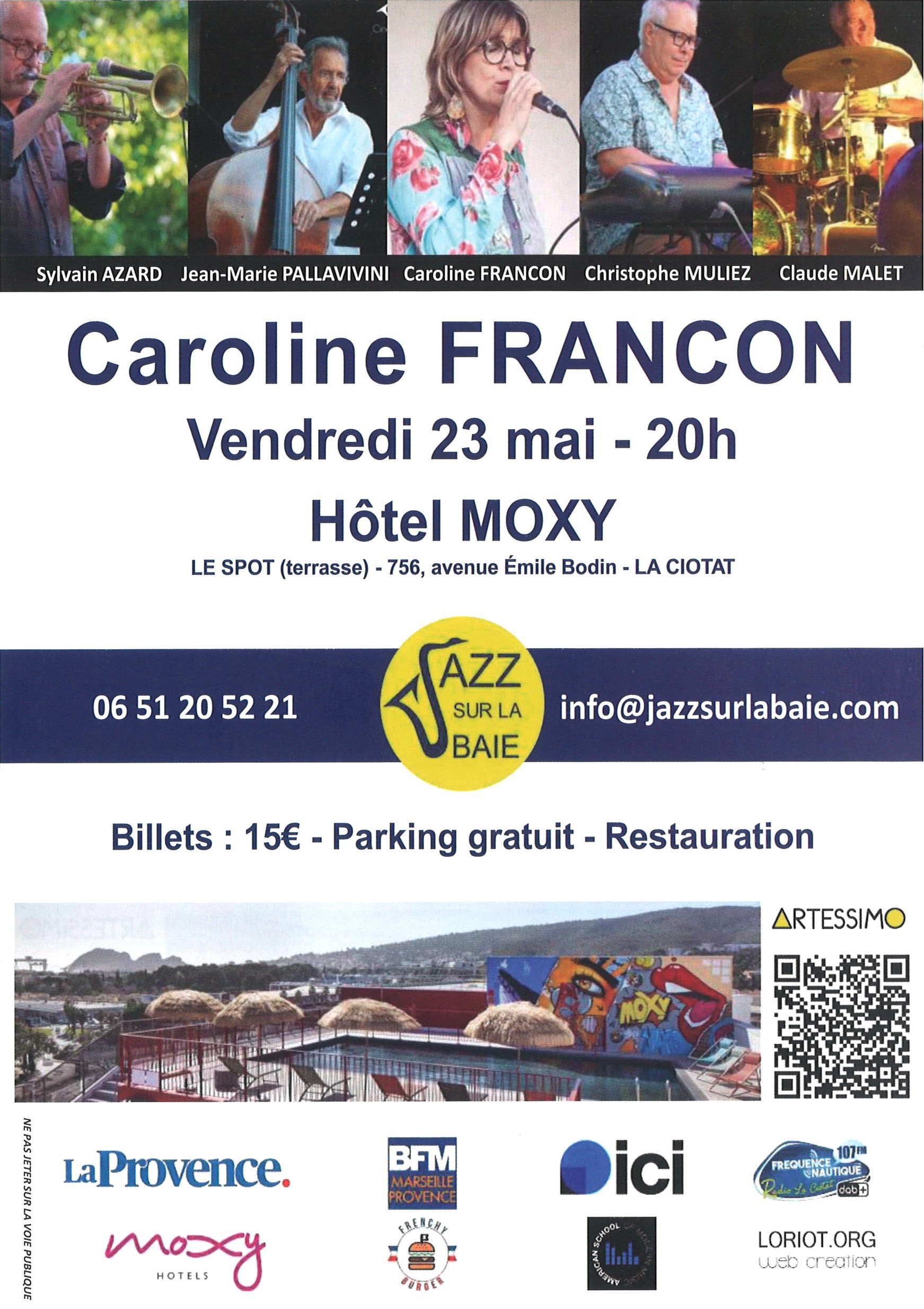 7me Jazz sur la Baie - Concert Caroline Francon Quintet