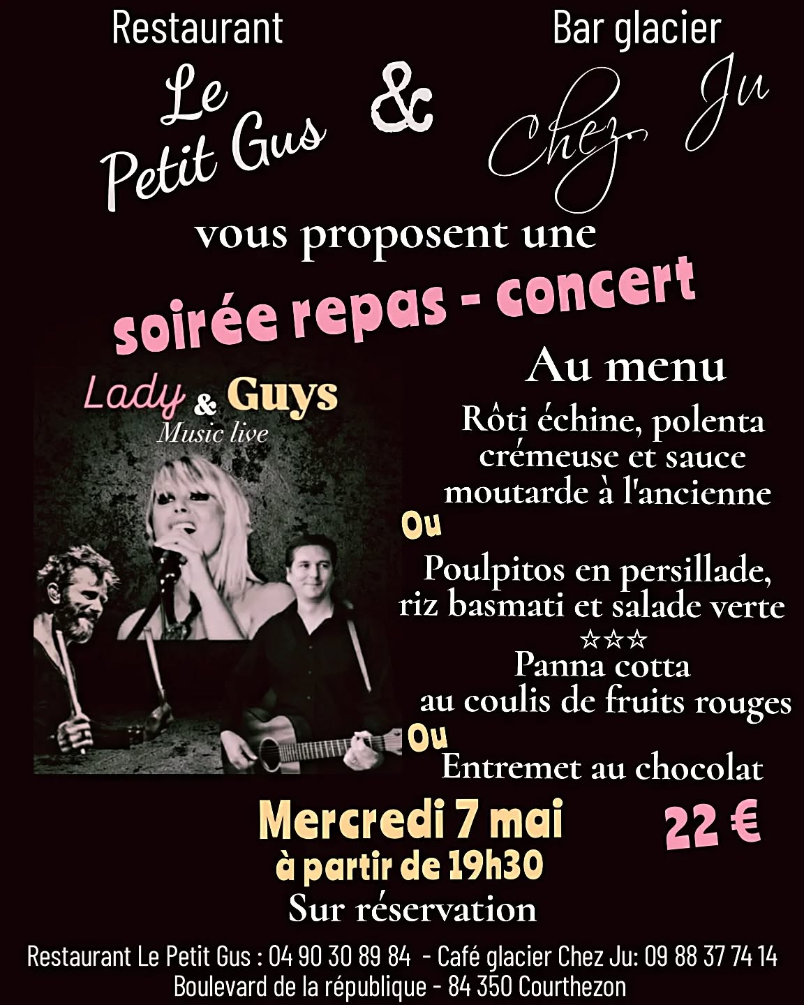 Soire repas - concert