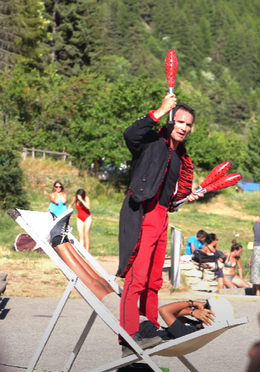 Spectacle De l'exploit et du risque  Cie Cirque  lenvers