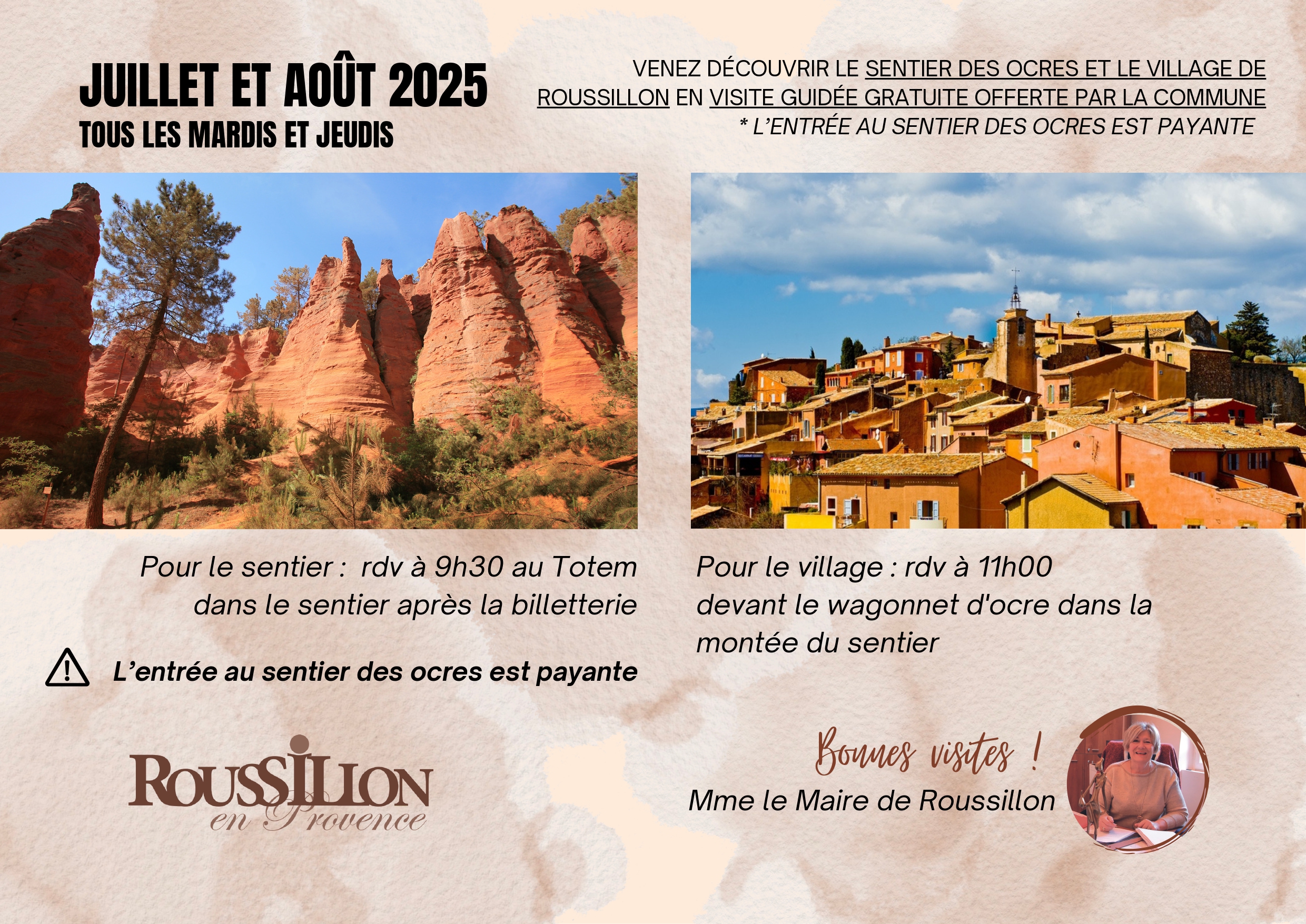 Visite guide du Sentier des Ocres