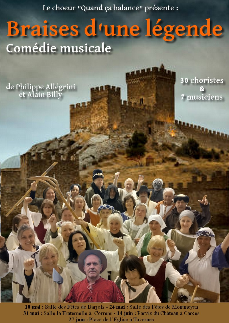 Comdie musicale : Braises d'une lgende