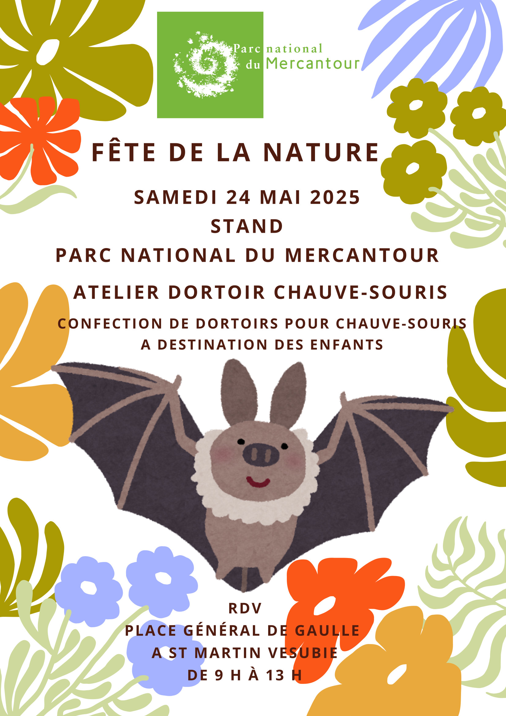 Stand du Parc national du Mercantour et Atelier dortoirs pour chauve-souris