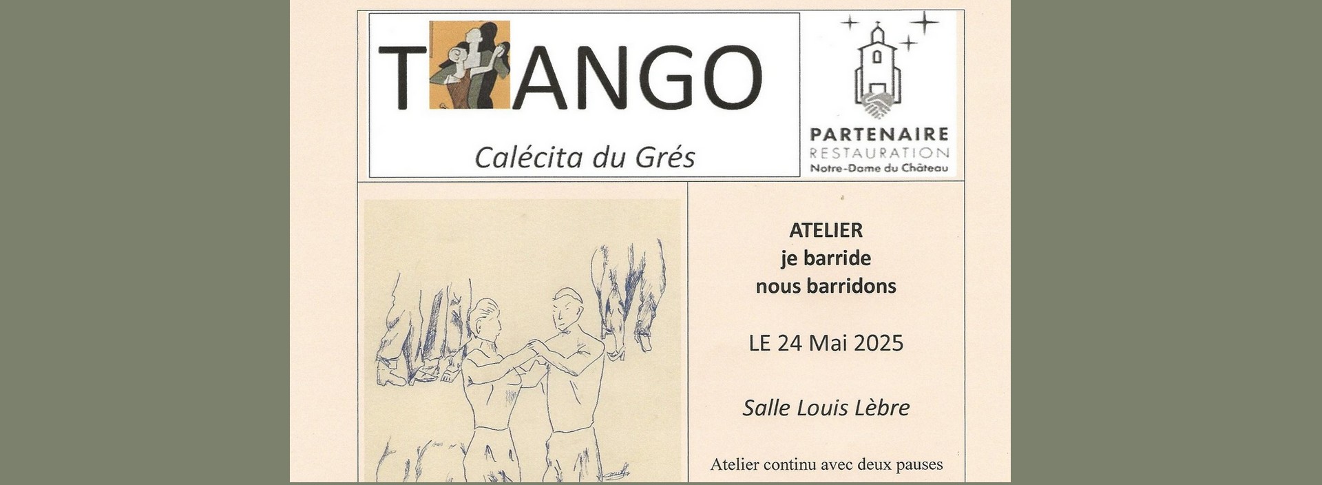 Atelier Tango par La Calcita du Grs
