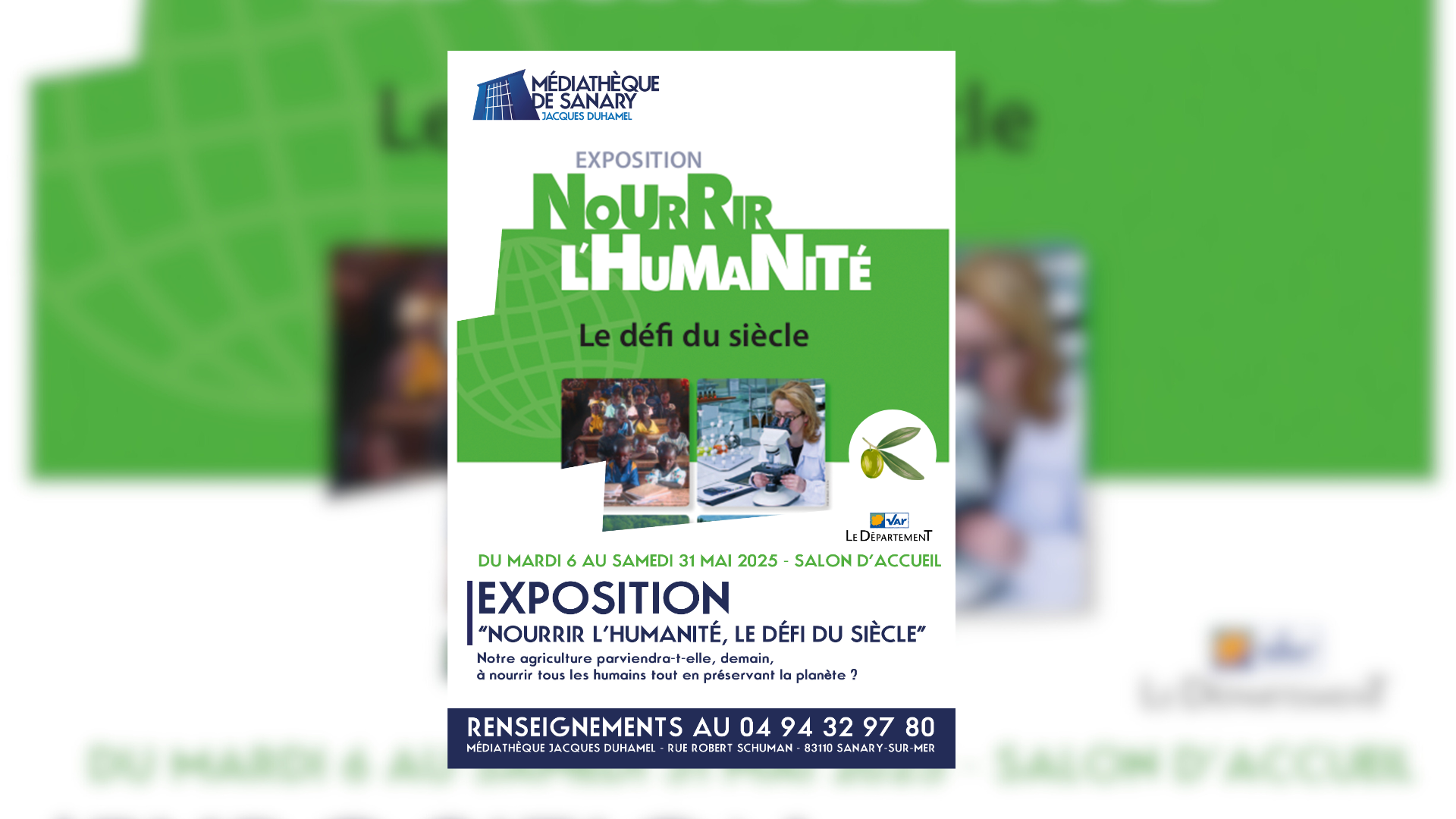 Exposition : Nourrir l'Humanit | Le dfi du sicle