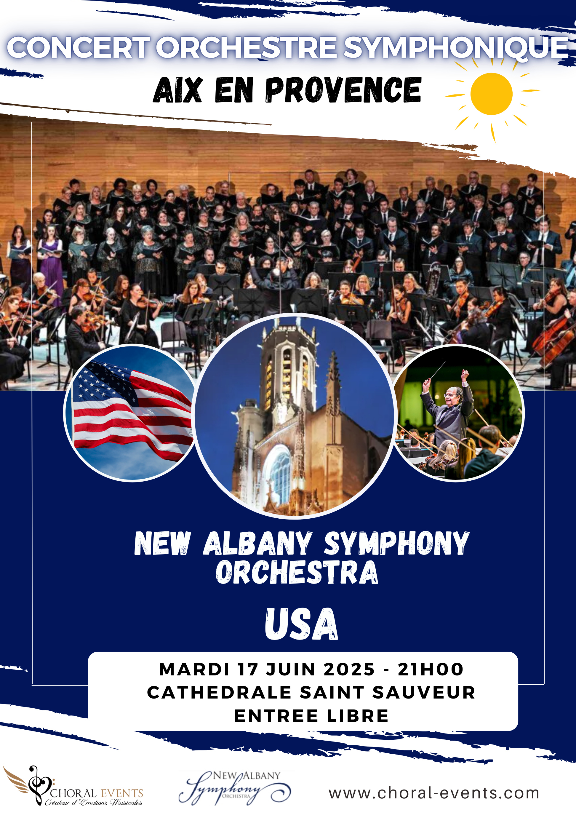 Concert Orchestre Symphonique - New Albany Symphony Orchestra - Ohio - USA