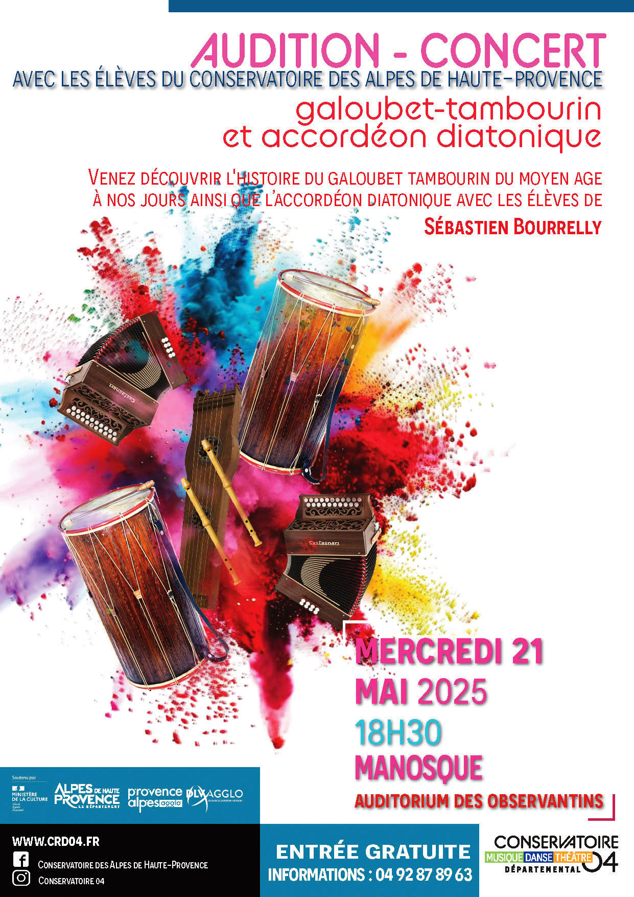 Concert Audition Galoubet Tambourin