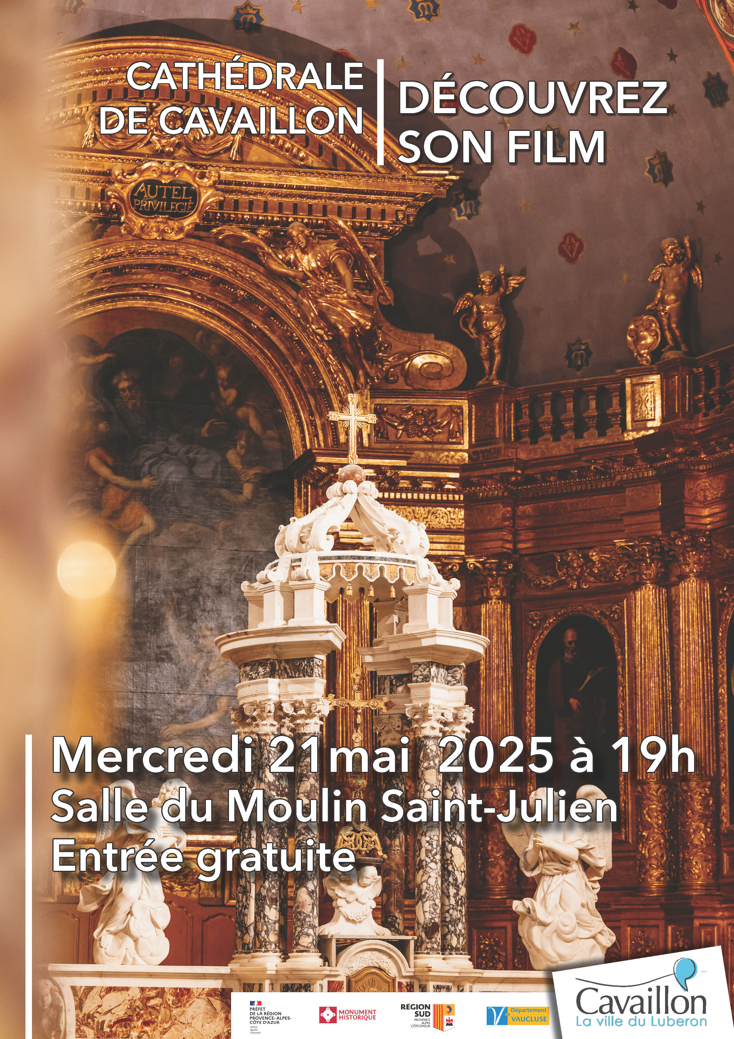 Cathdrale de Cavaillon - film retraant la restauration