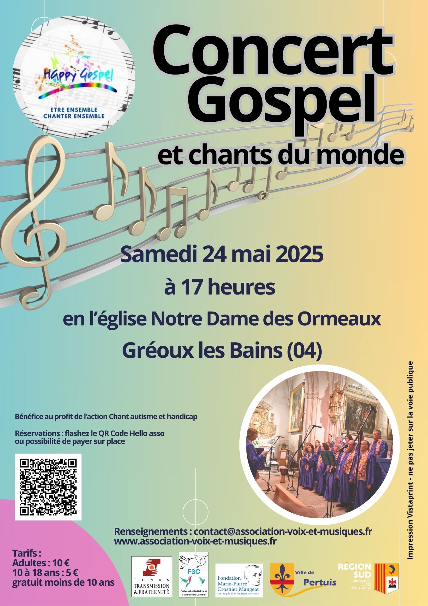 Concert Gospel et chants du monde