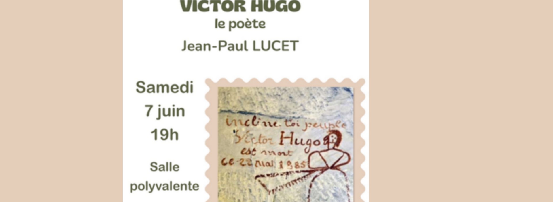 Lecture thtrale par Jean Paul Lucet