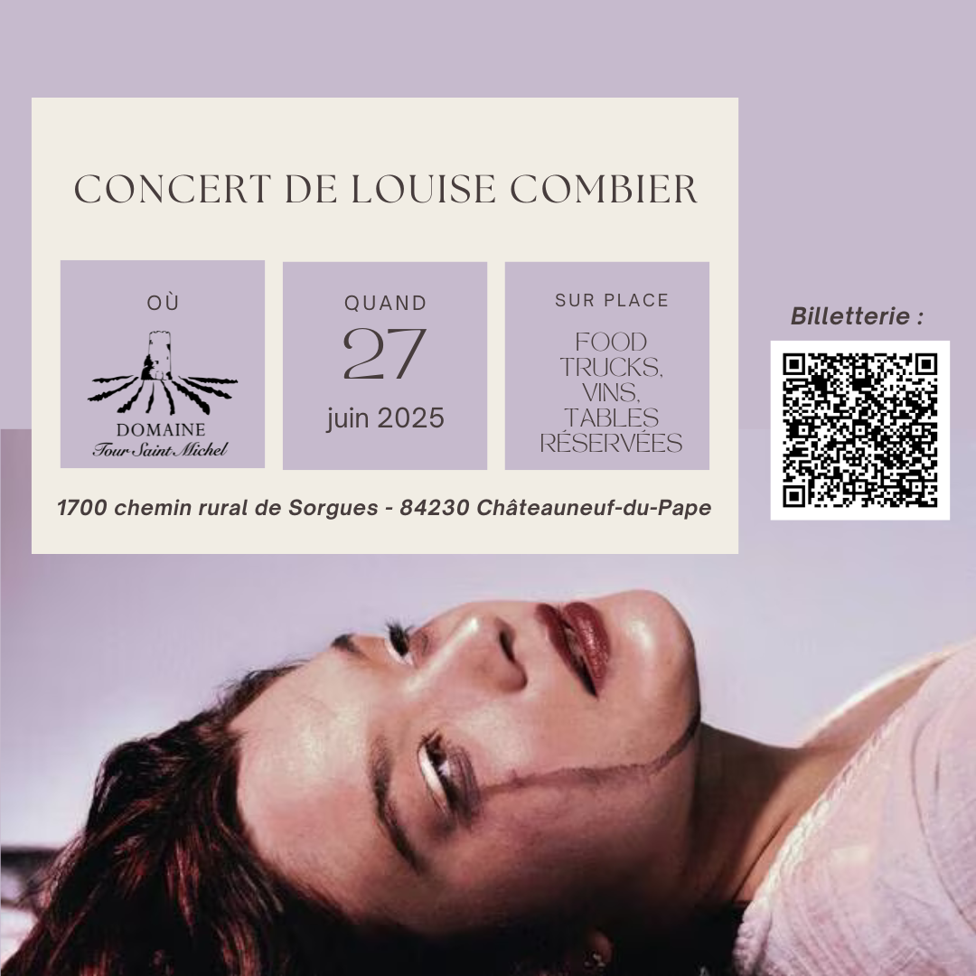 Concert de Louise Combier au  Domaine Tour Saint Michel