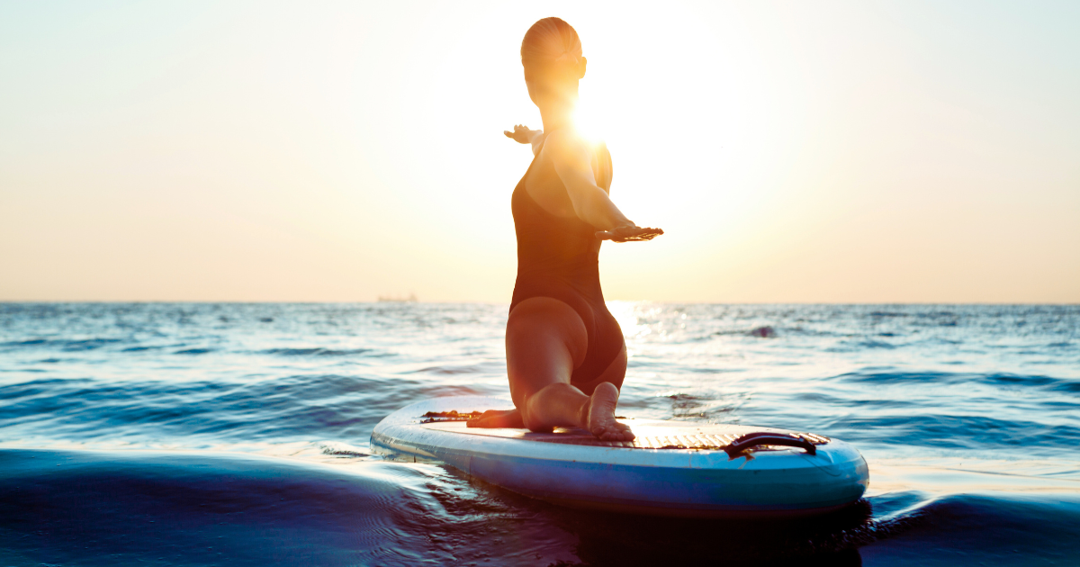Fitness Beach : paddle fitness