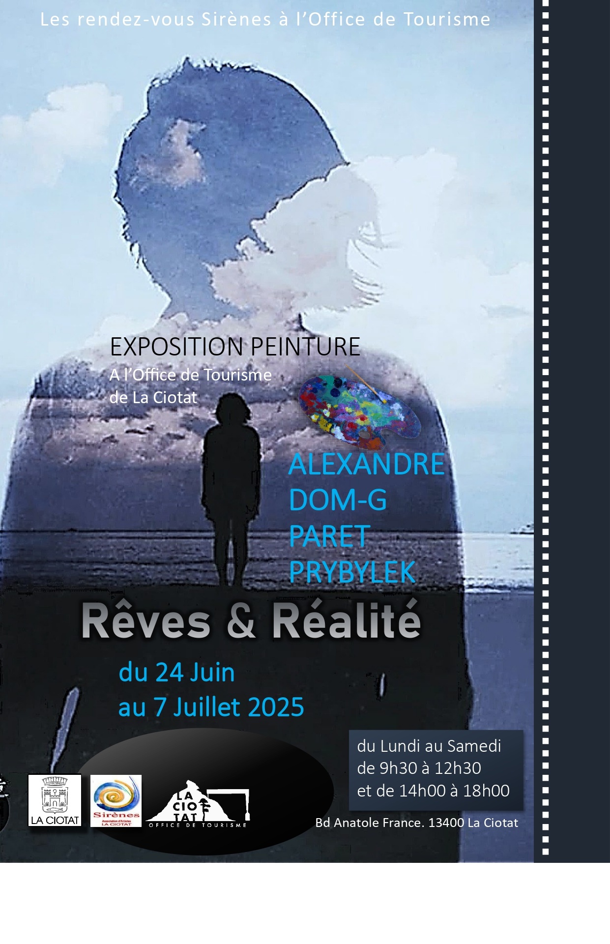Exposition de peintures Rves & Ralit par l'association Sirnes