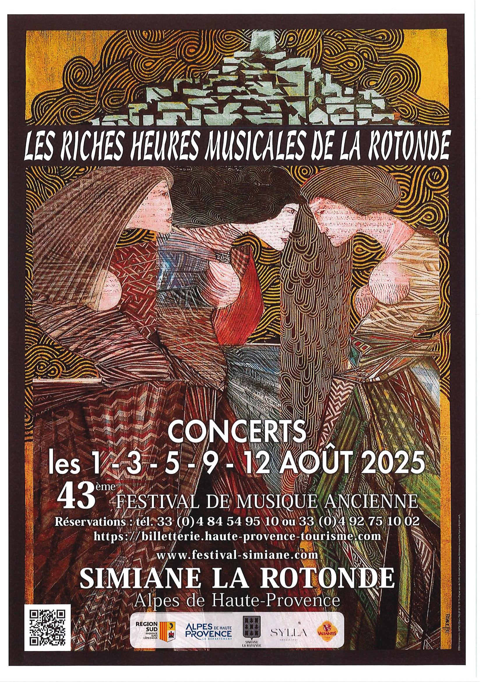 43me Festival de Musique Ancienne Les Riches Heures Musicales de la Rotonde