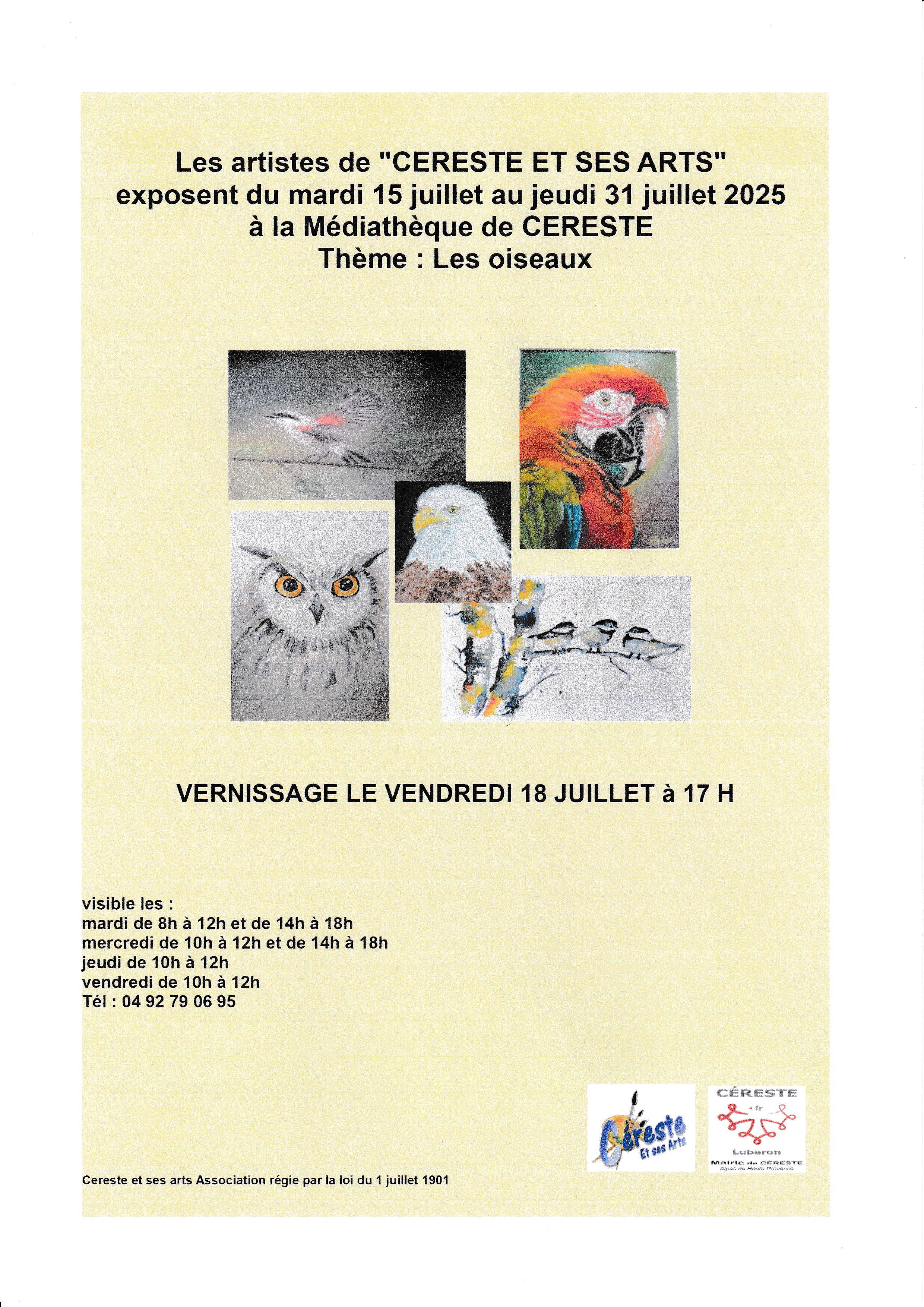 Exposition de peinture - Creste et ses arts