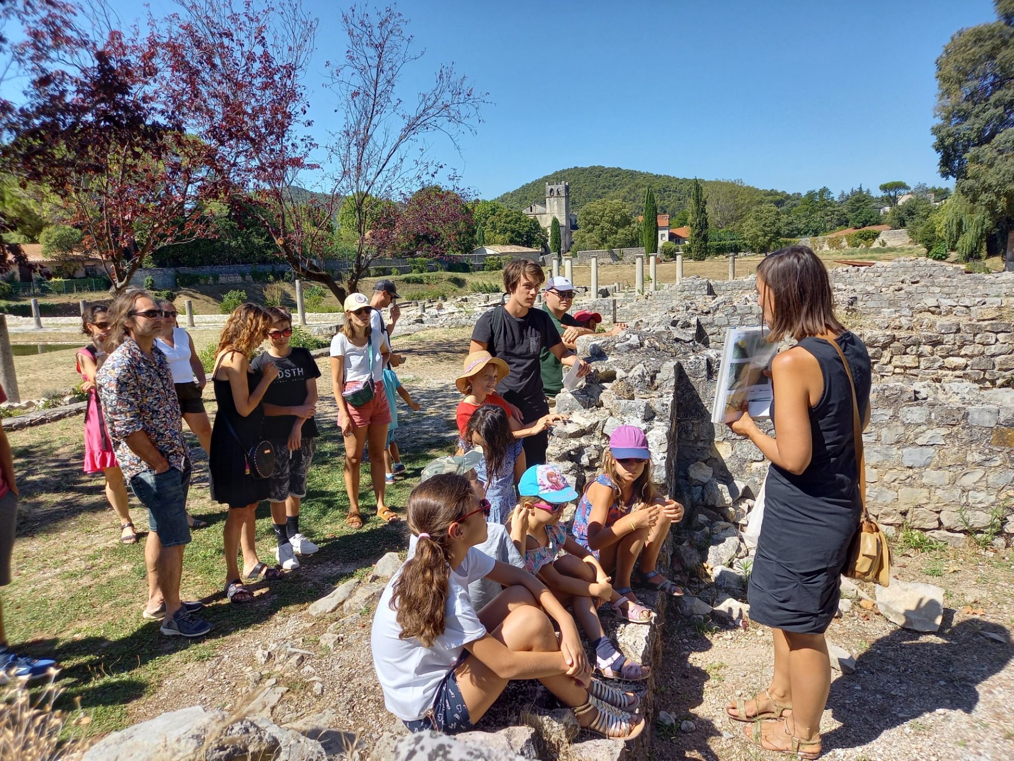 Visite guide ''La vie des Romains raconte aux enfants