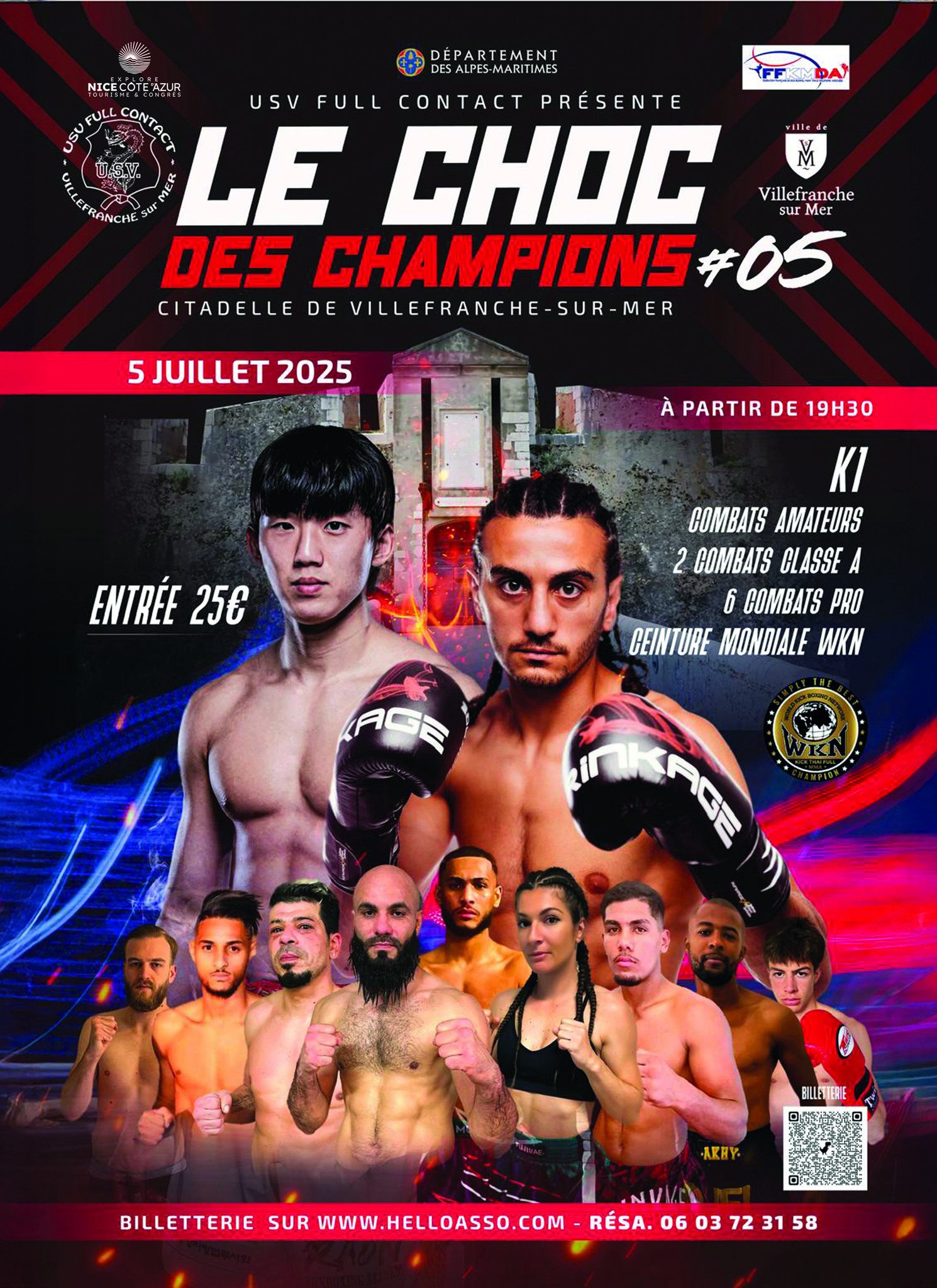 Gala de full contact  Le choc des champions 