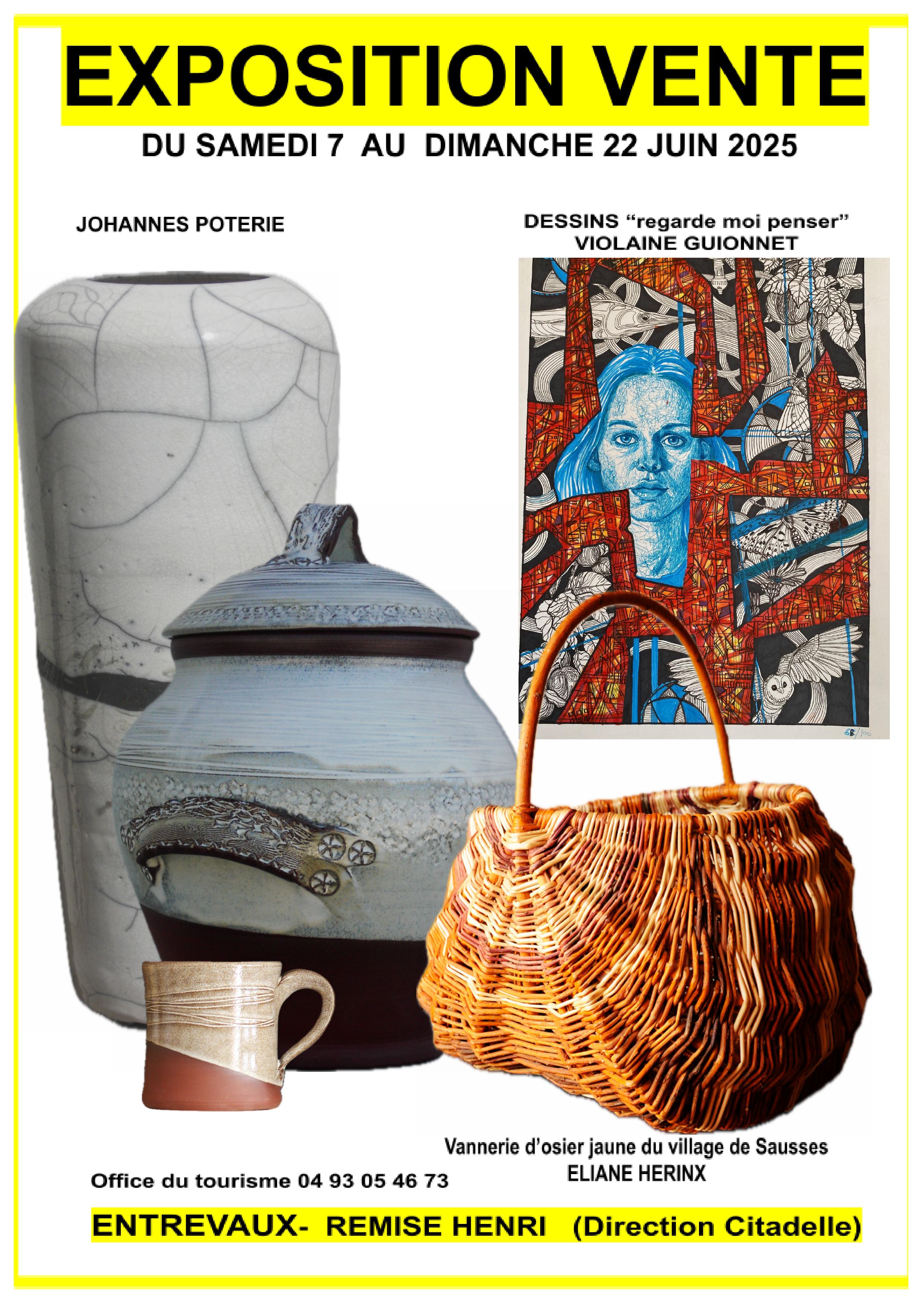 Exposition vente d'artisanat et de dessins