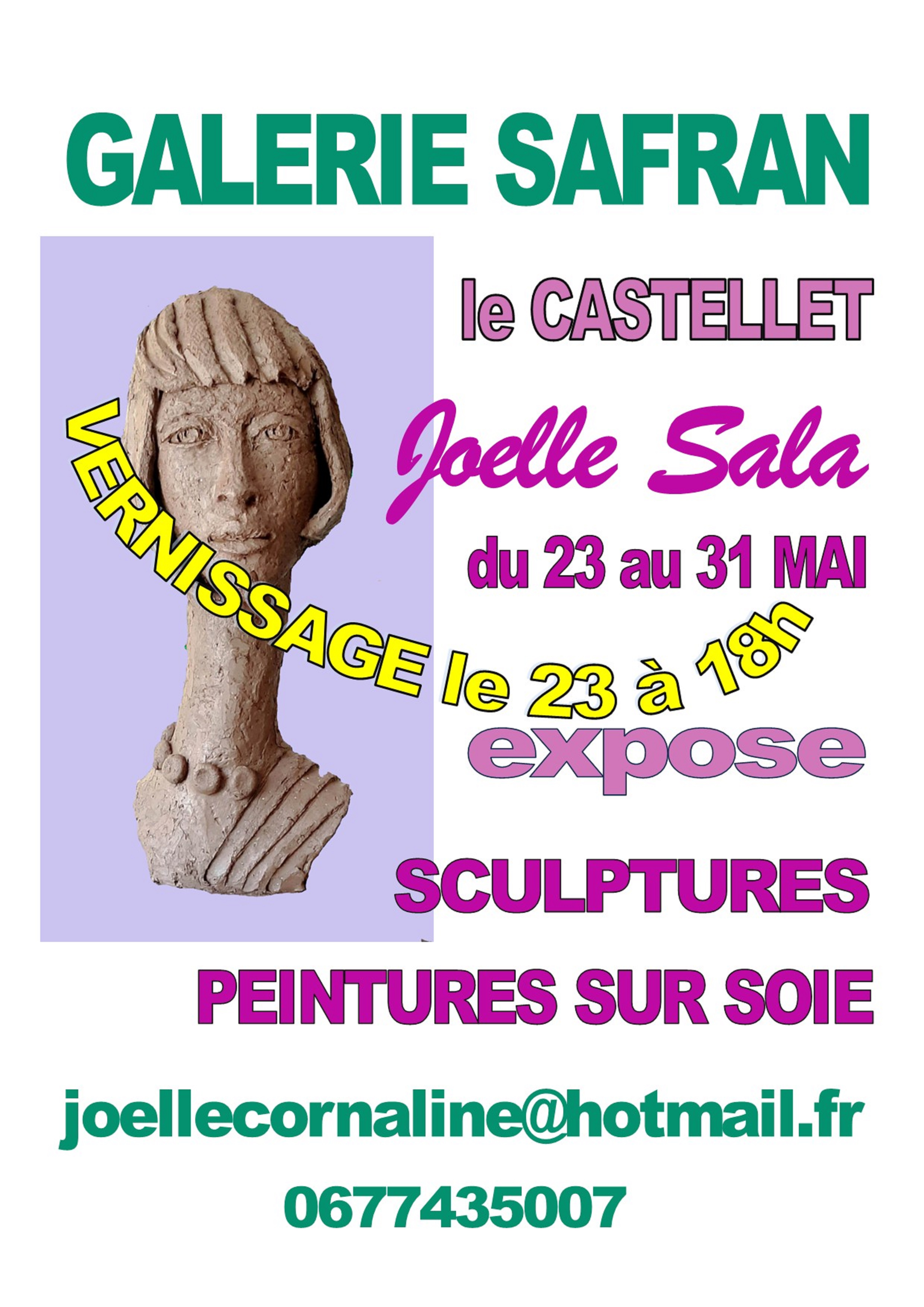Sculptures et peintures sur soie