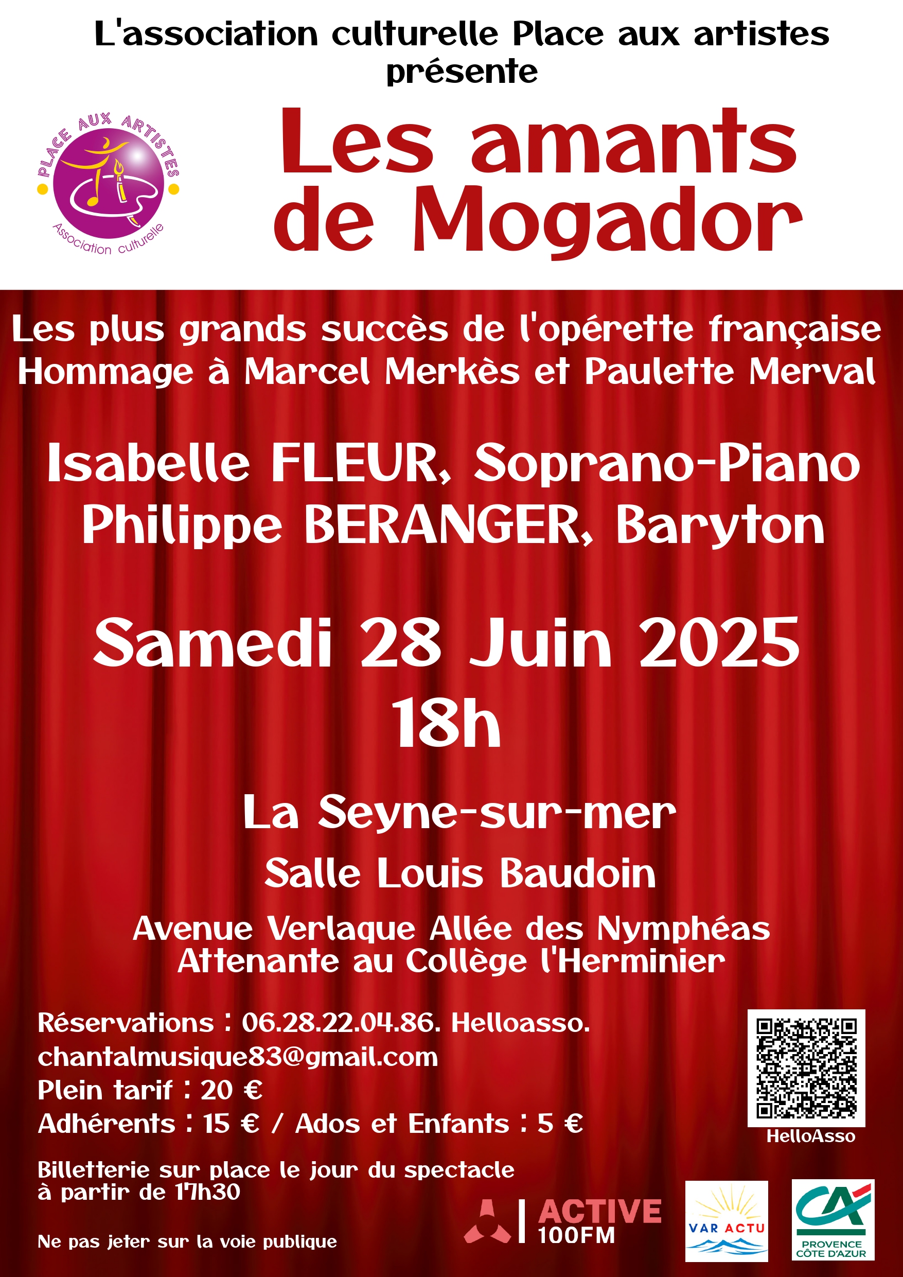 Concert : Les amants de Mogador