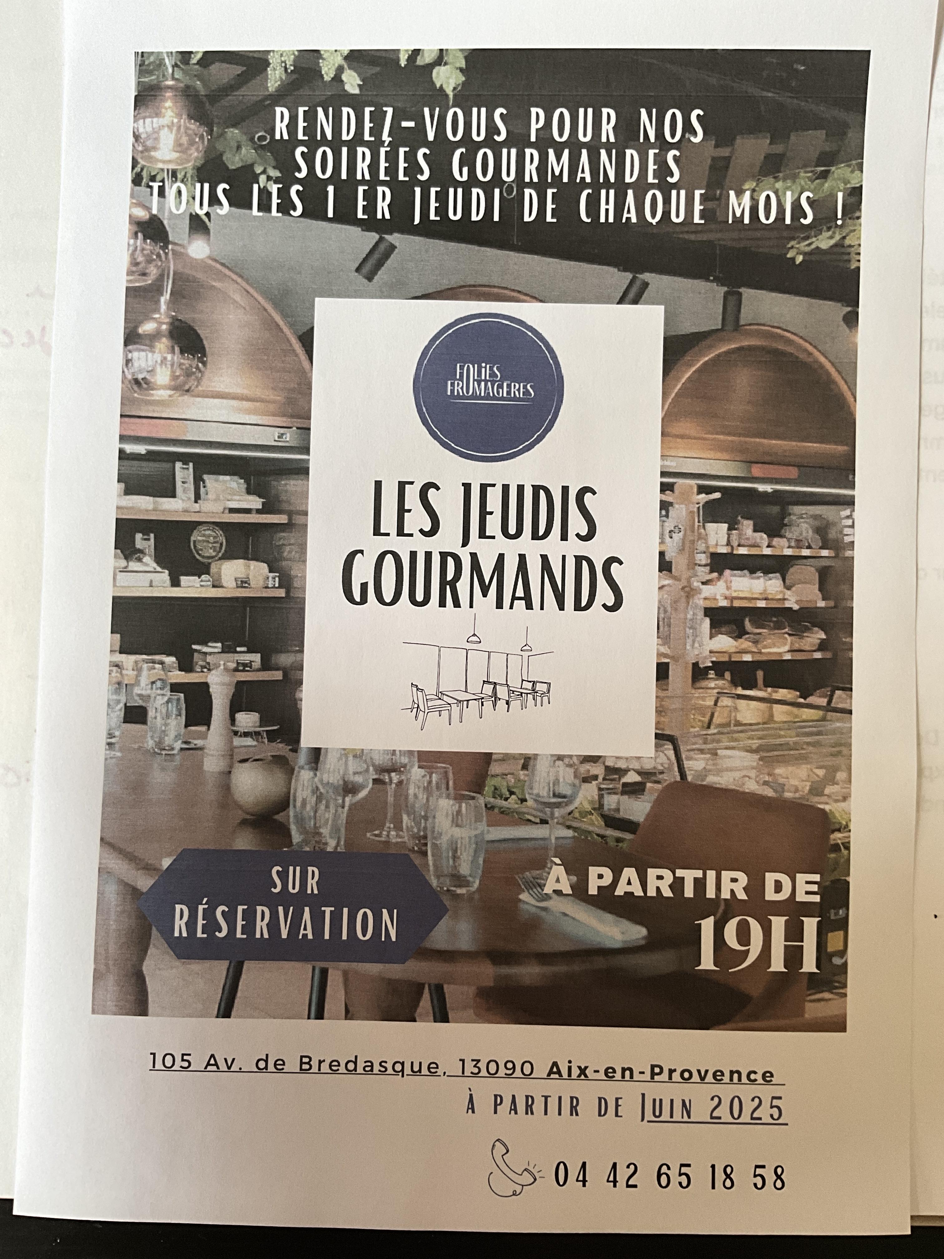 Les jeudis gourmands