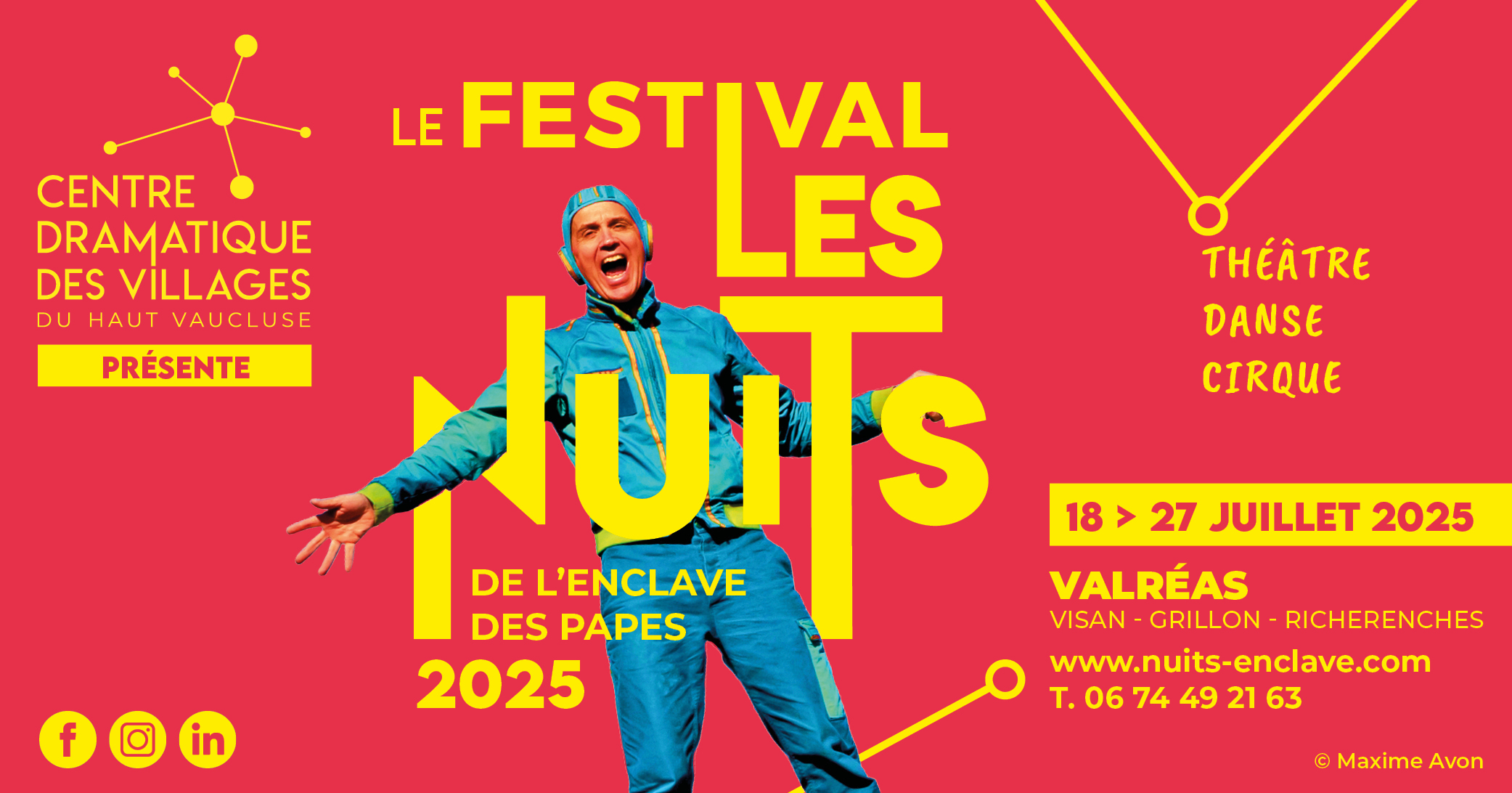 Festival Les Nuits de l'Enclave des Papes 2025