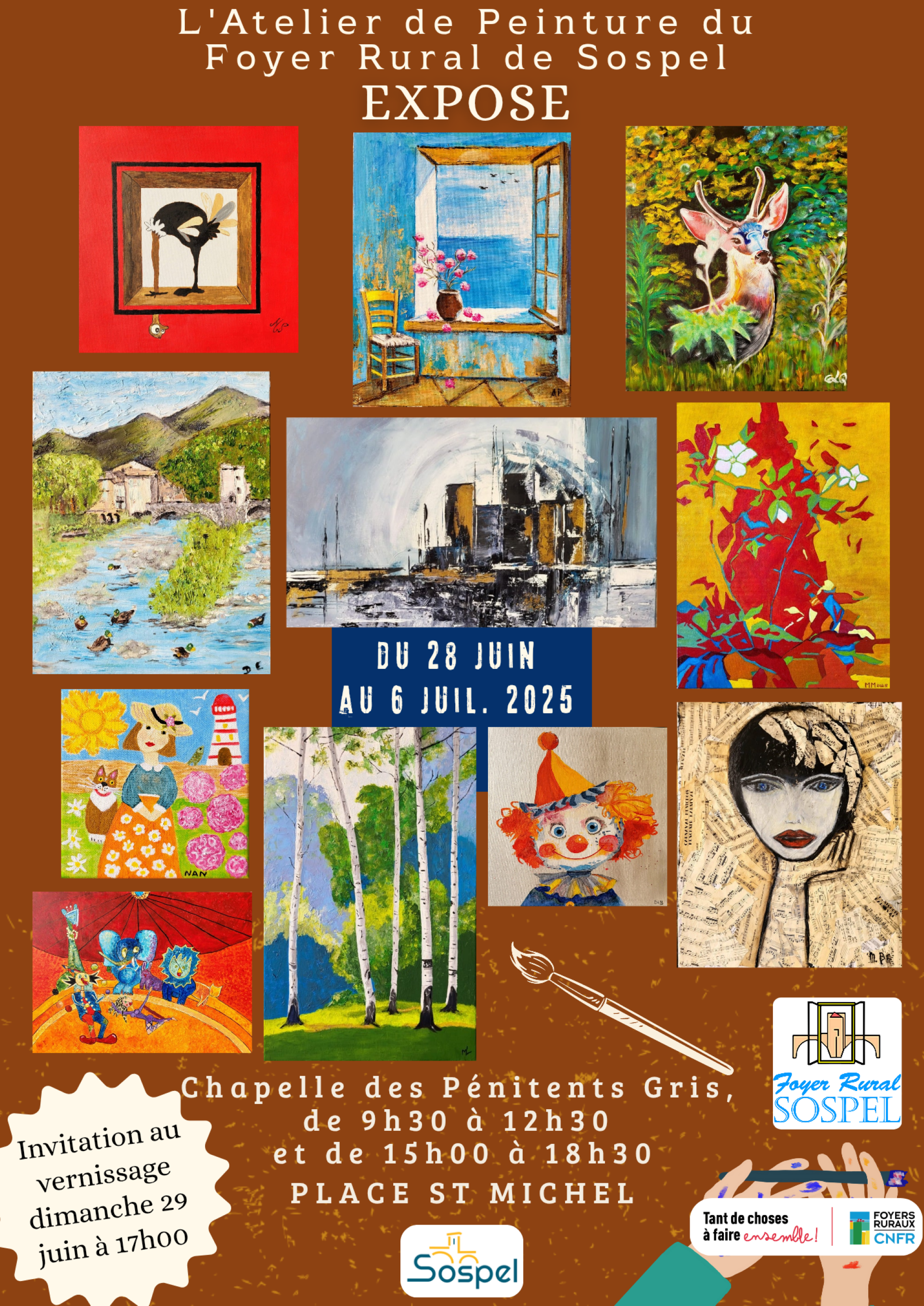 Vernissage exposition de peinture