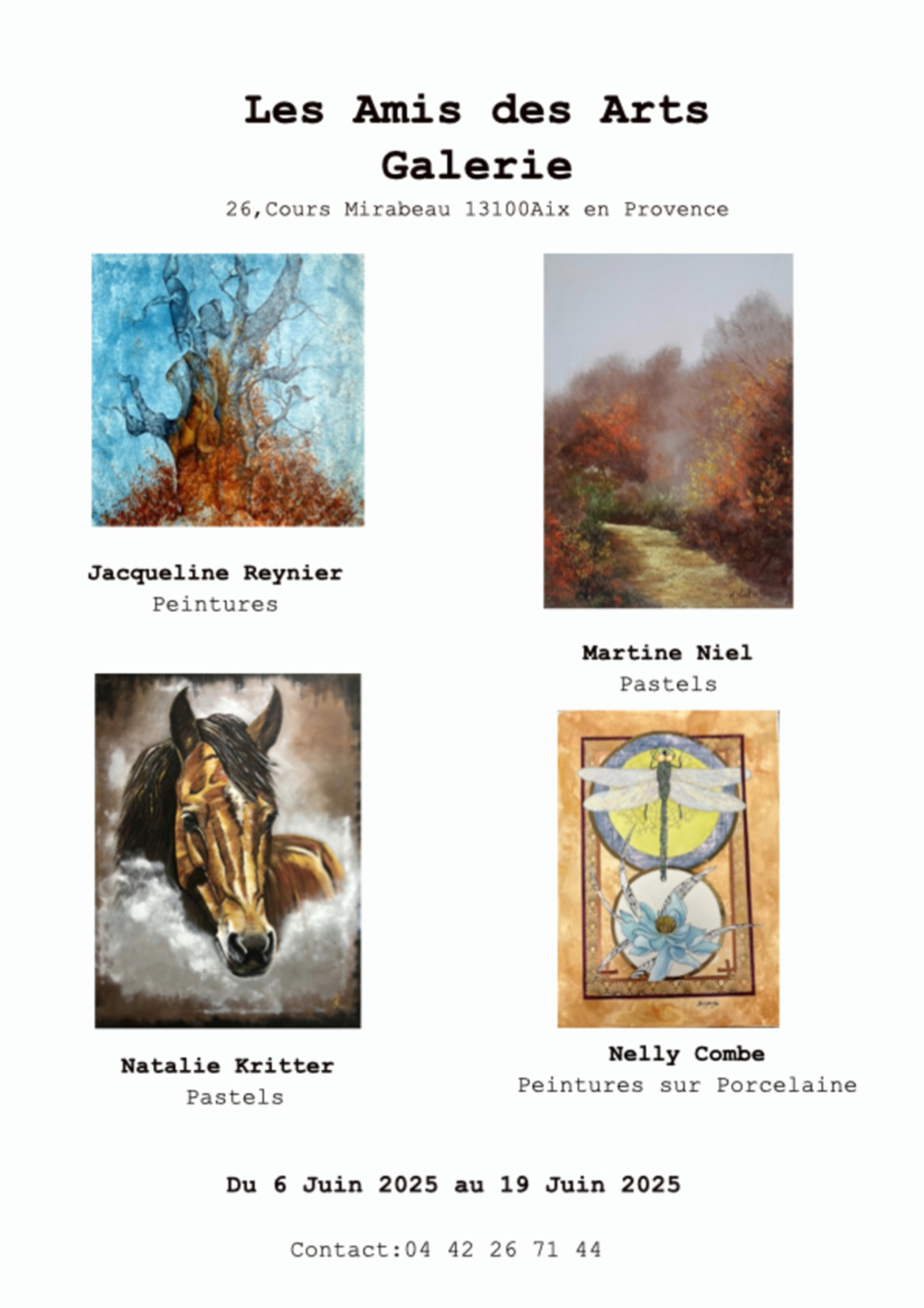 Exposition Peintures, Pastels,dessins
