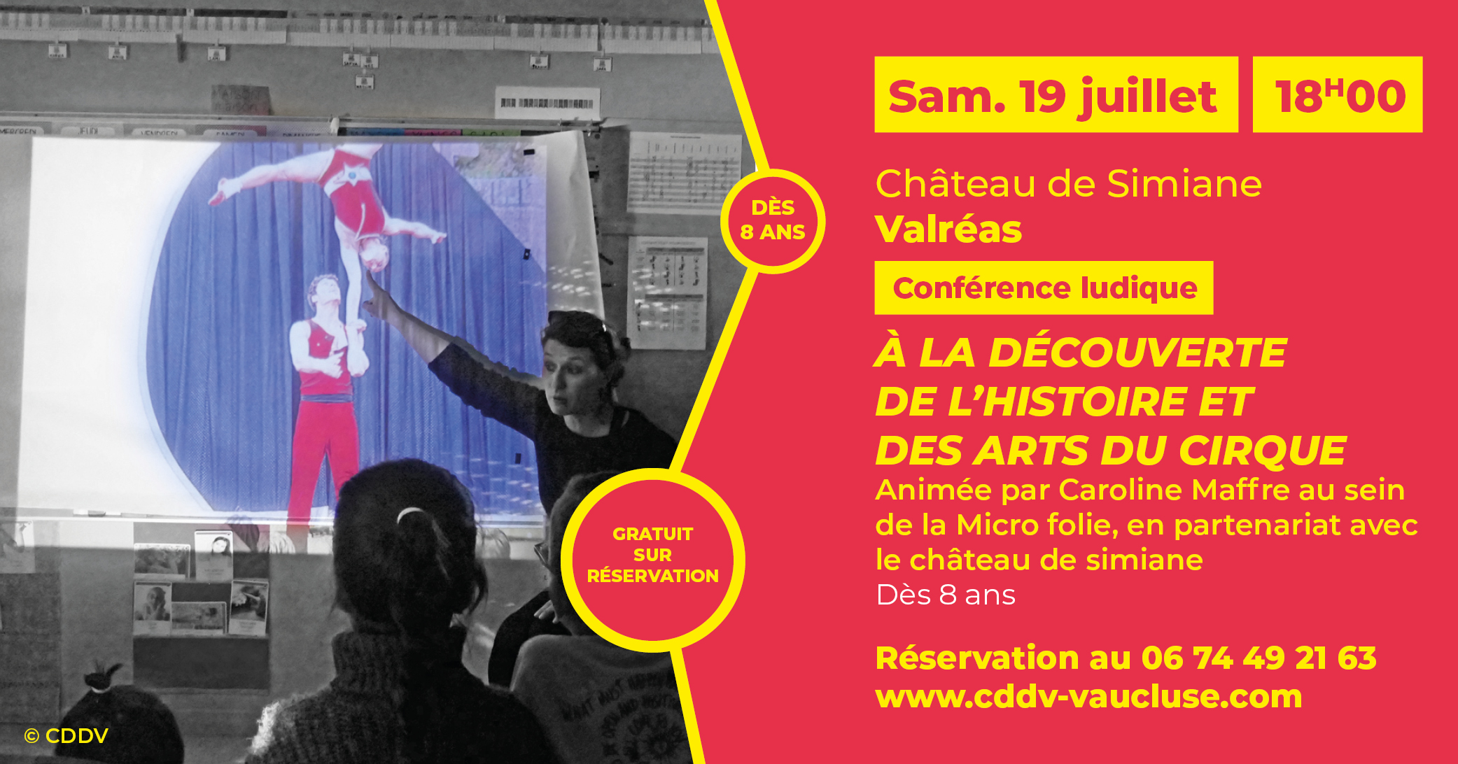 Confrence Ludique sur l'Histoire et les Arts du Cirque