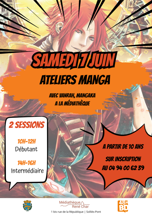 Atelier MANGA avec Vanrah, Mangaka