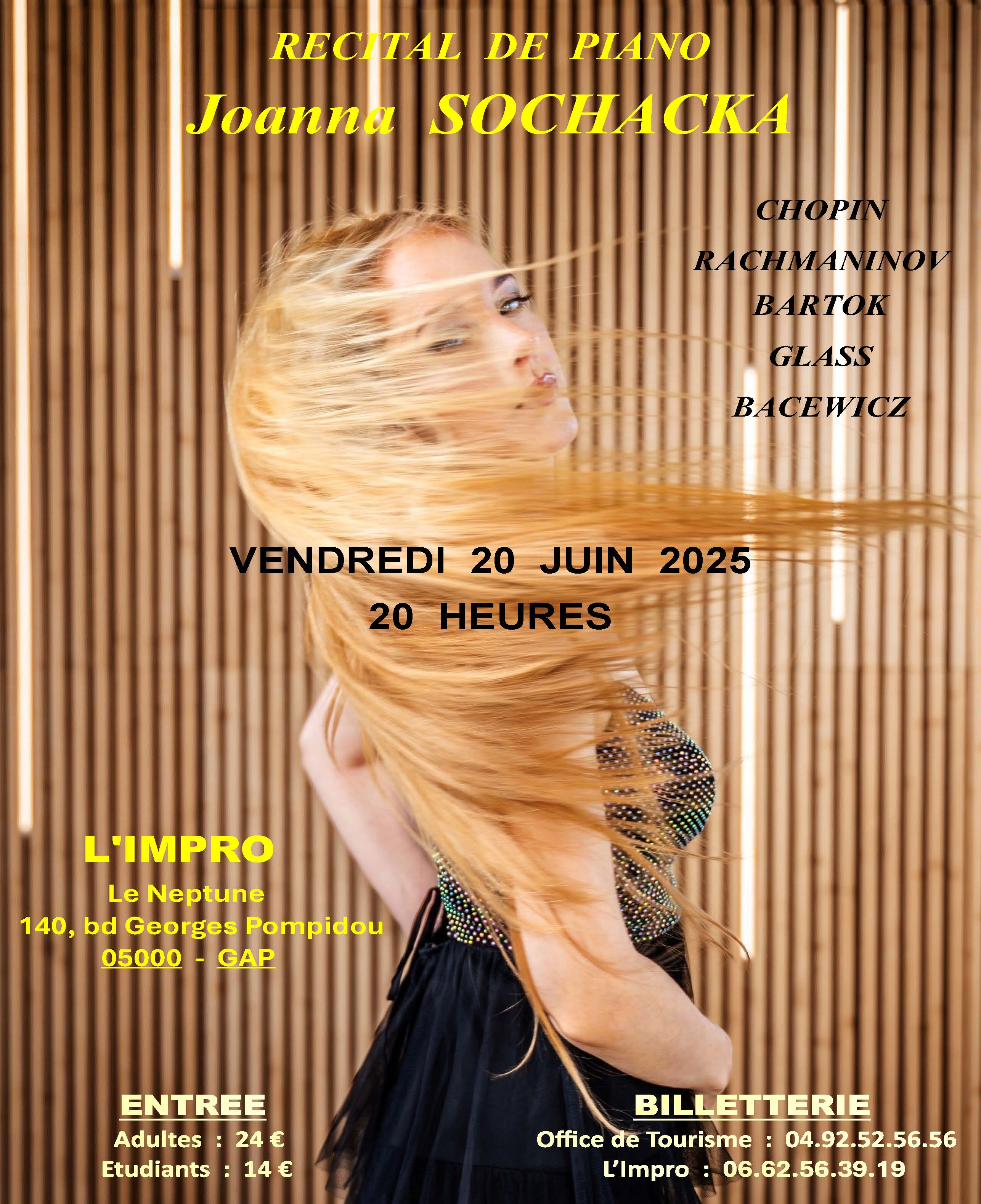 Rcital exceptionnel de piano avec Joanna Sochacka