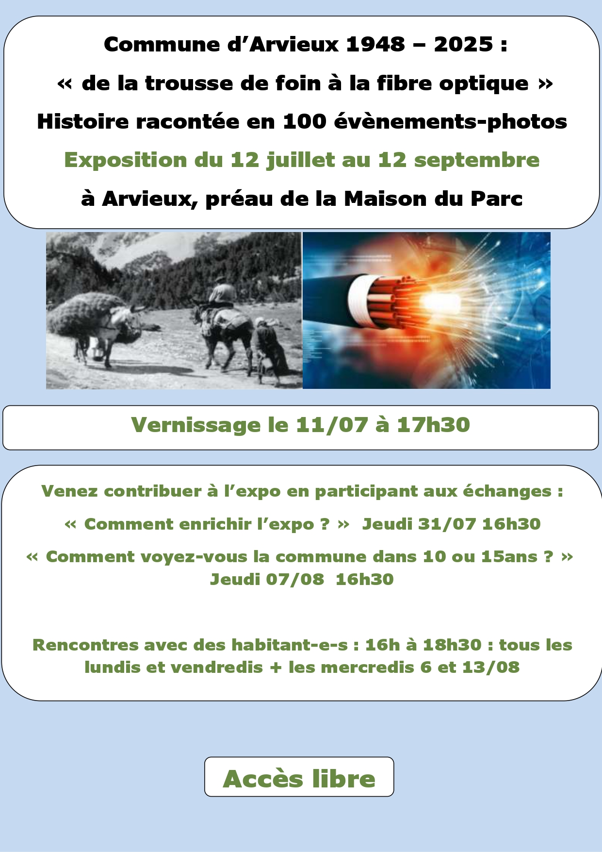 Vernissage de l'exposition : 