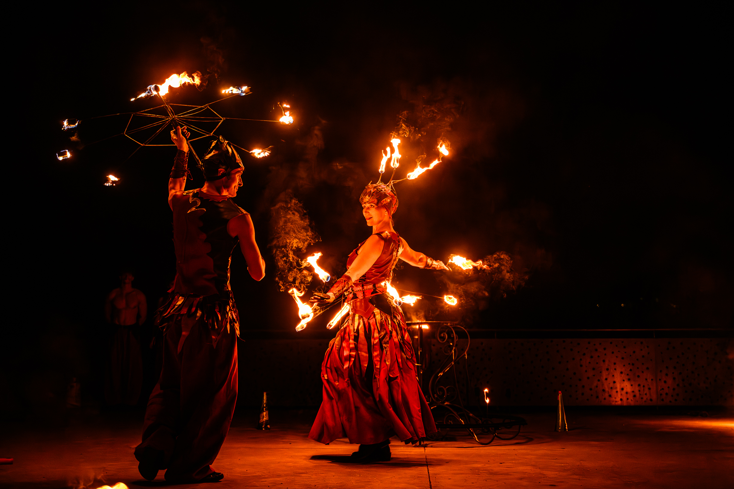 Spectacle pyrotechnique  Fuego - Cirque indigo