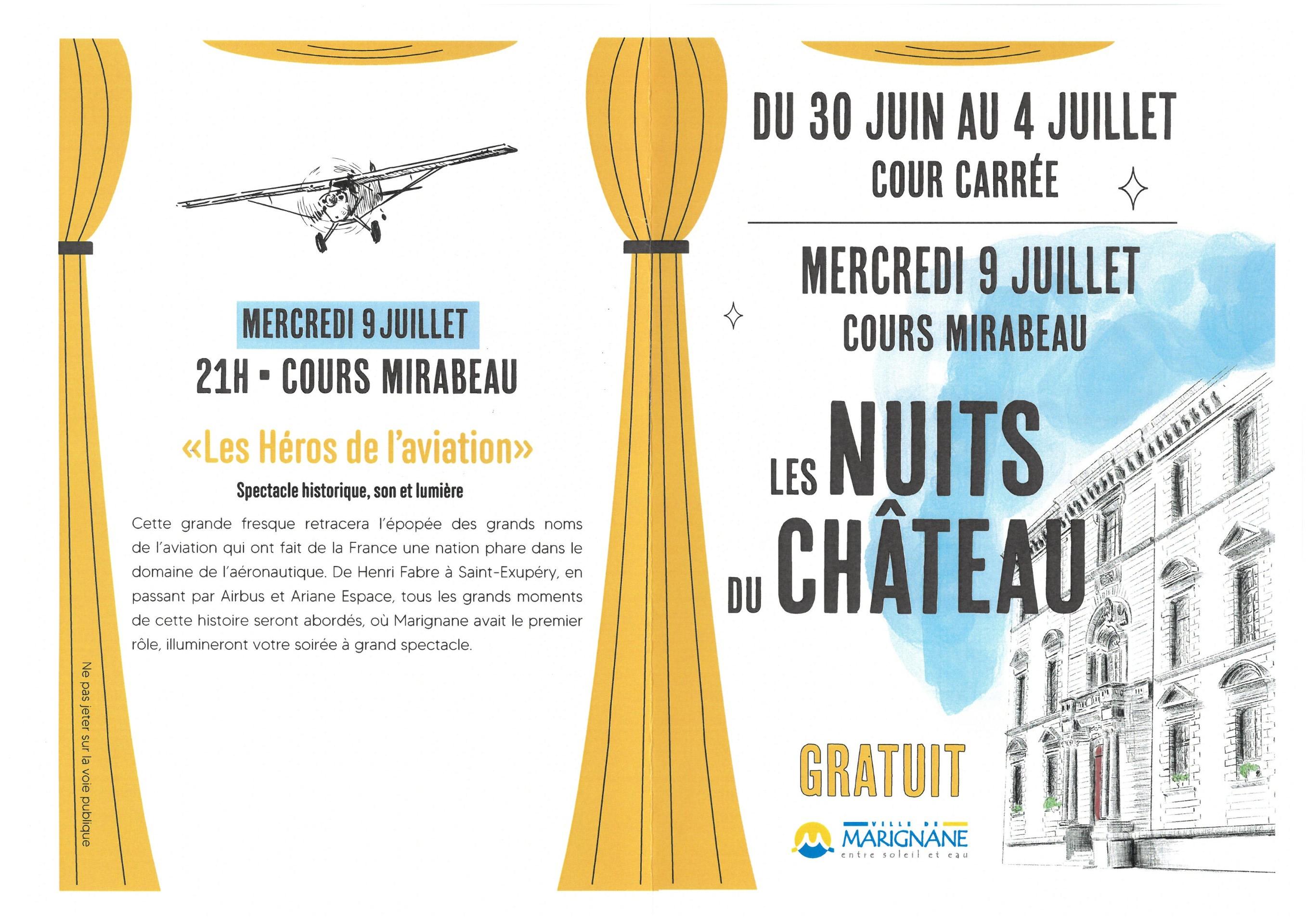 Spectacle historique son et lumire : Les hros de l'aviation