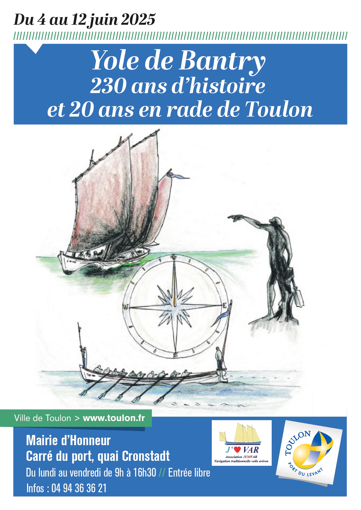 Exposition - Yole de Bantry, 230 ans dhistoire et 20 ans en rade de Toulon