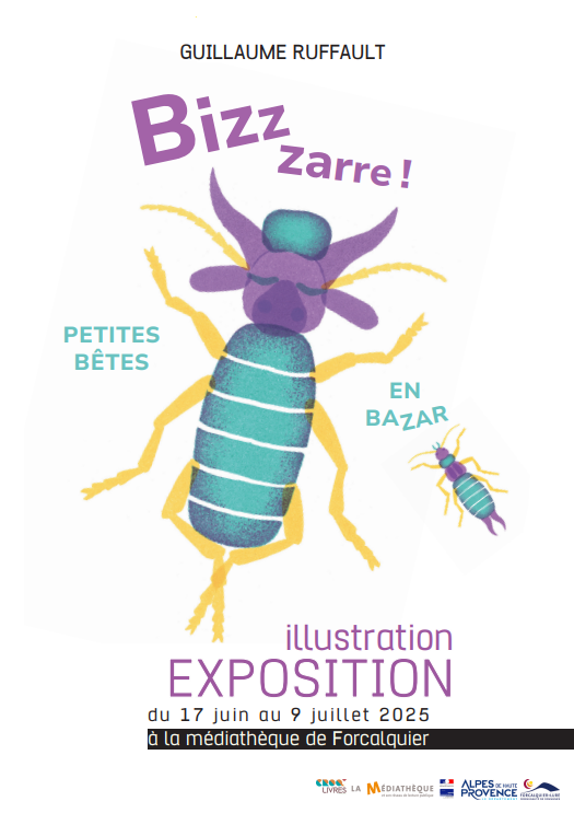 Exposition d'illustrations de Guillaume Ruffault