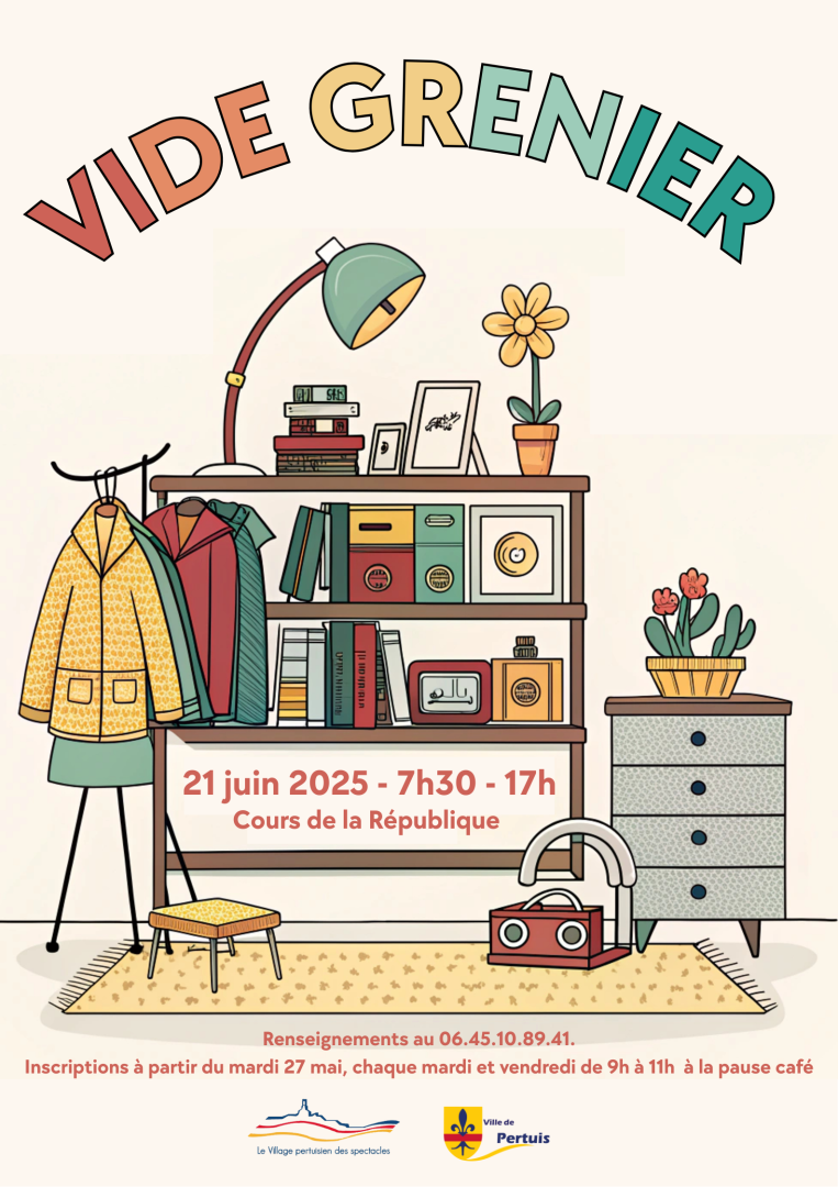 Vide greniers du village pertusien des spectacles