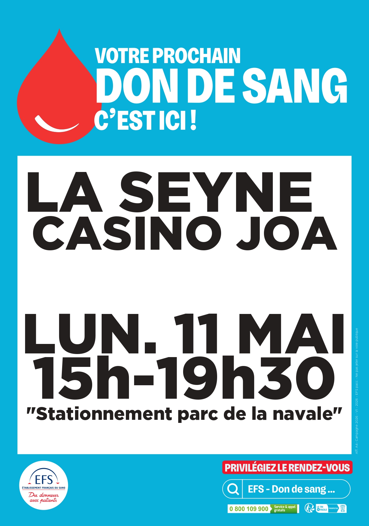 Don de sang de l'EFS